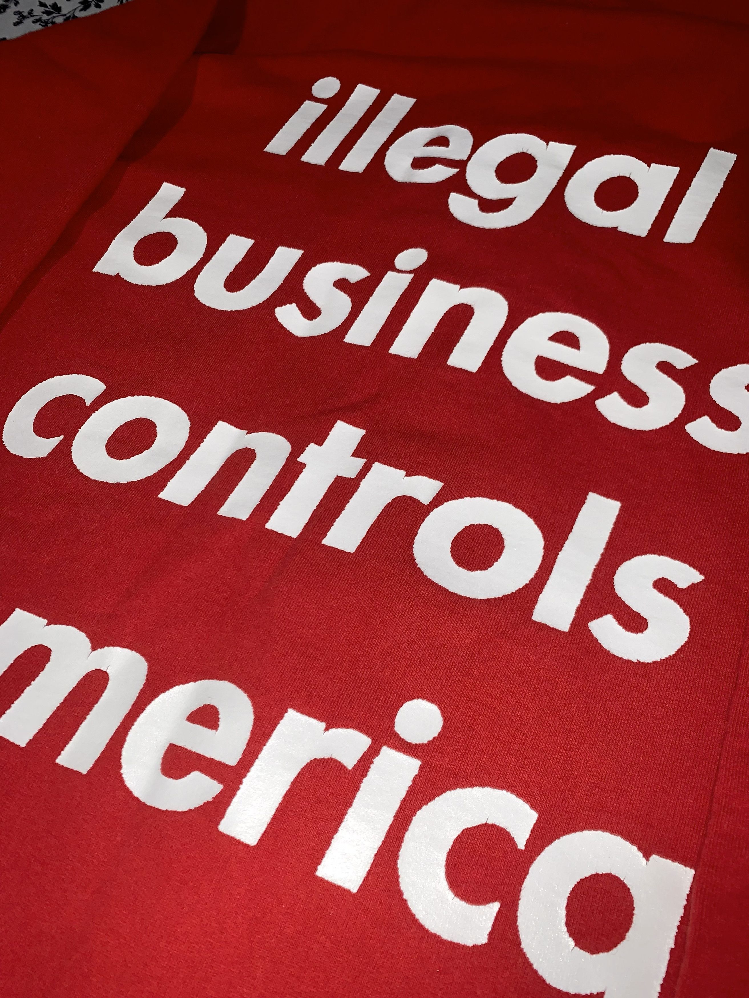 Supreme Supreme SS18 Illegal Business Controls America (L) Size US L / EU 52-54 / 3 - 9 Thumbnail