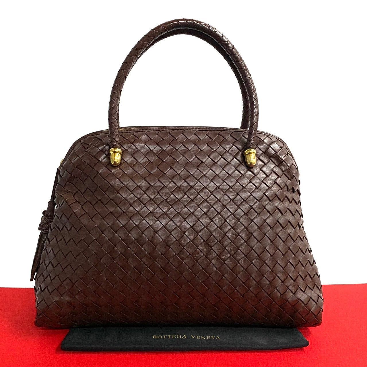 Bottega Veneta Bottega Veneta Handbag Brown Leather Size ONE SIZE - 1 Thumbnail