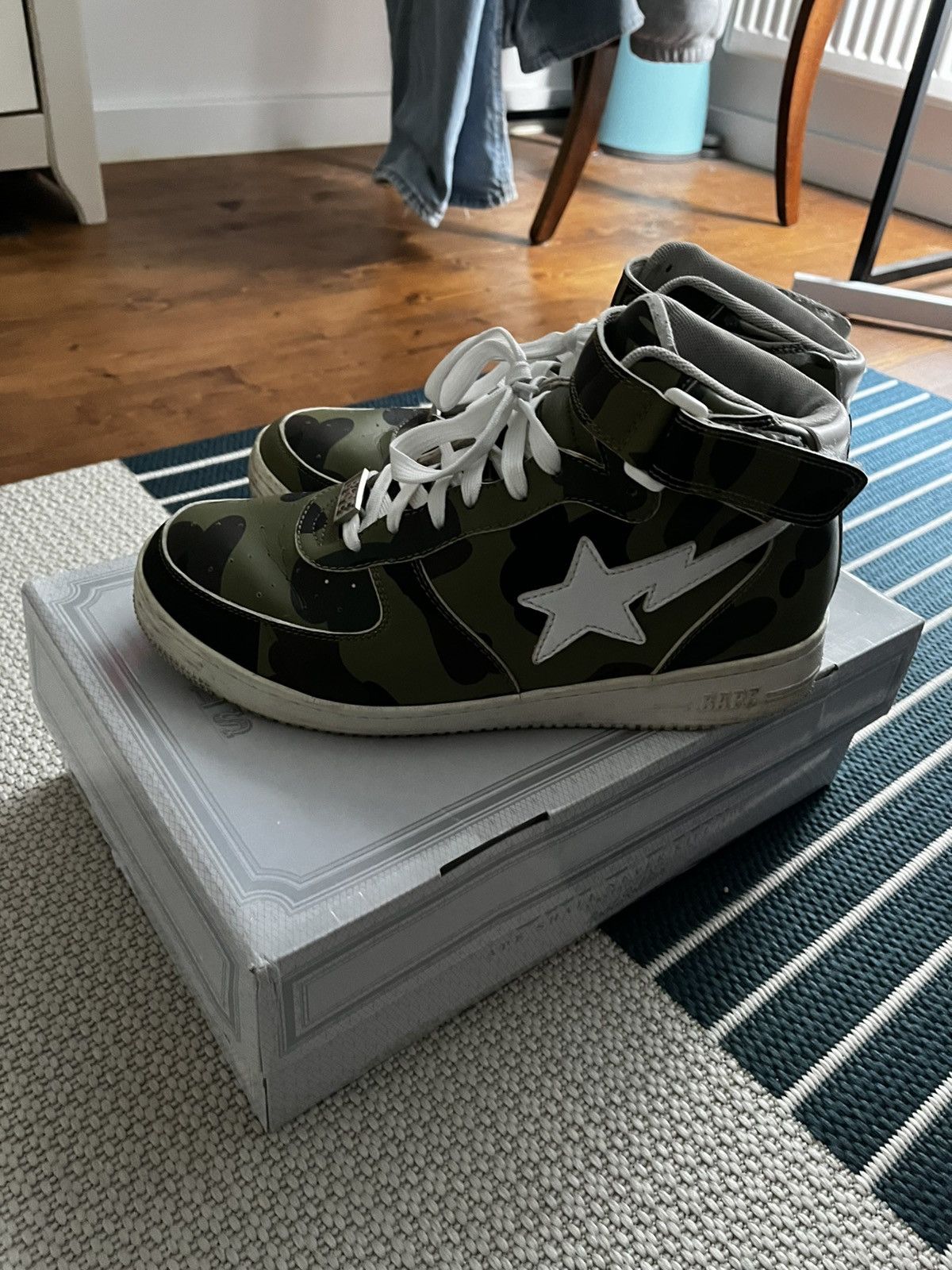 1st Camo Bapesta Mid