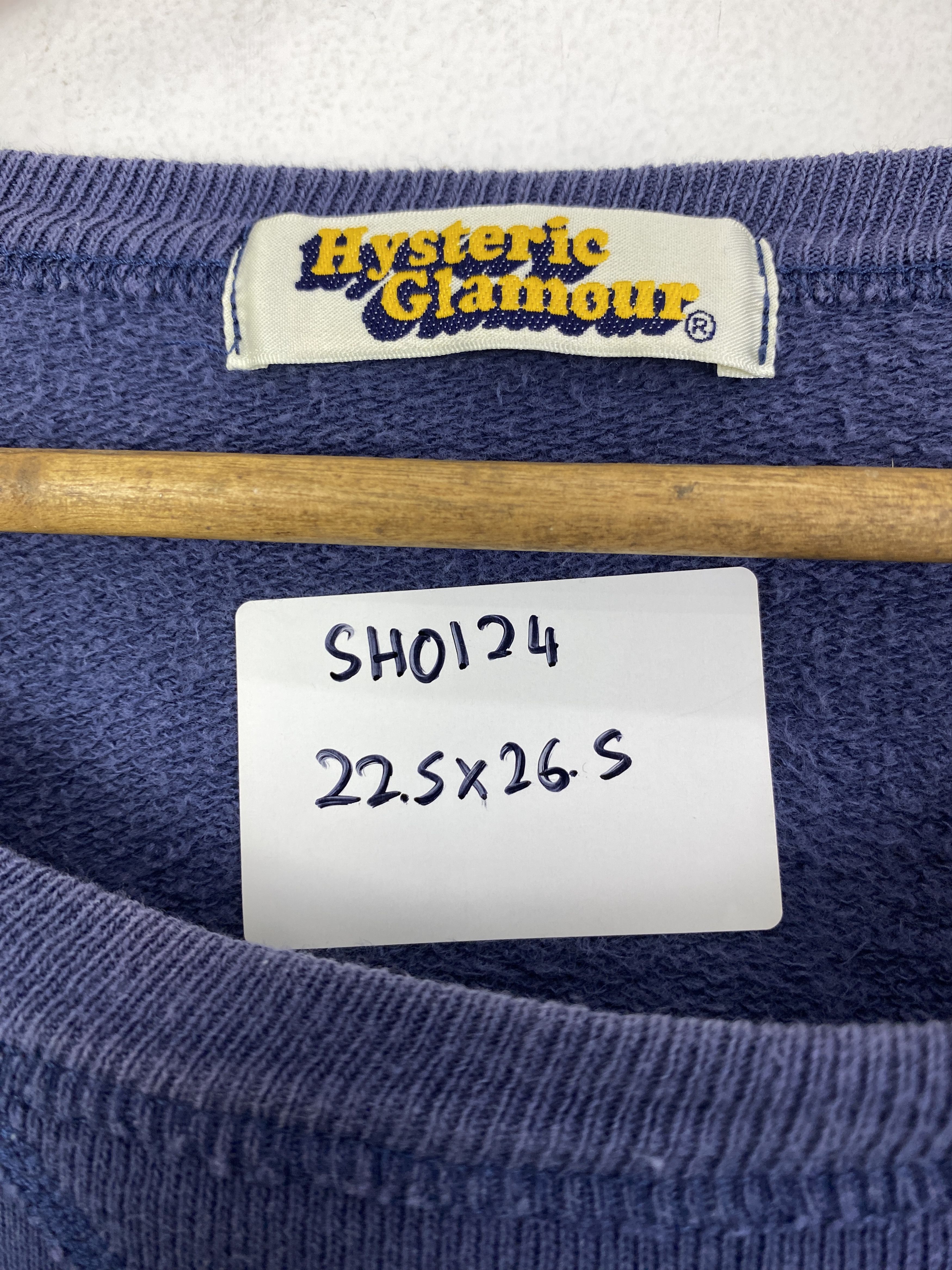 Hysteric Glamour Vintage Hysteric Glamour Short Sleeve Sweatshirt SH0124 Size US L / EU 52-54 / 3 - 11 Thumbnail