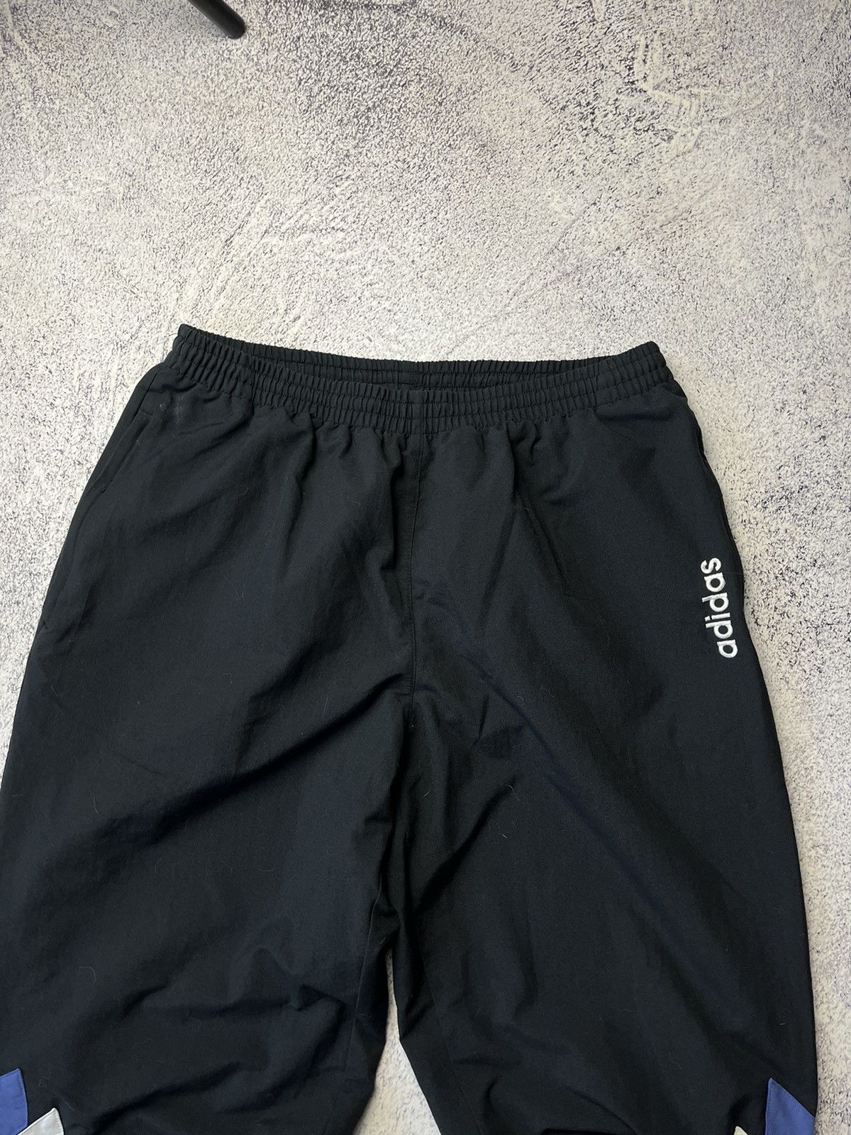 Adidas Vintage Adidas Track Pants Grape Black Nylon White Logo 90s Size US 34 / EU 50 - 6 Thumbnail