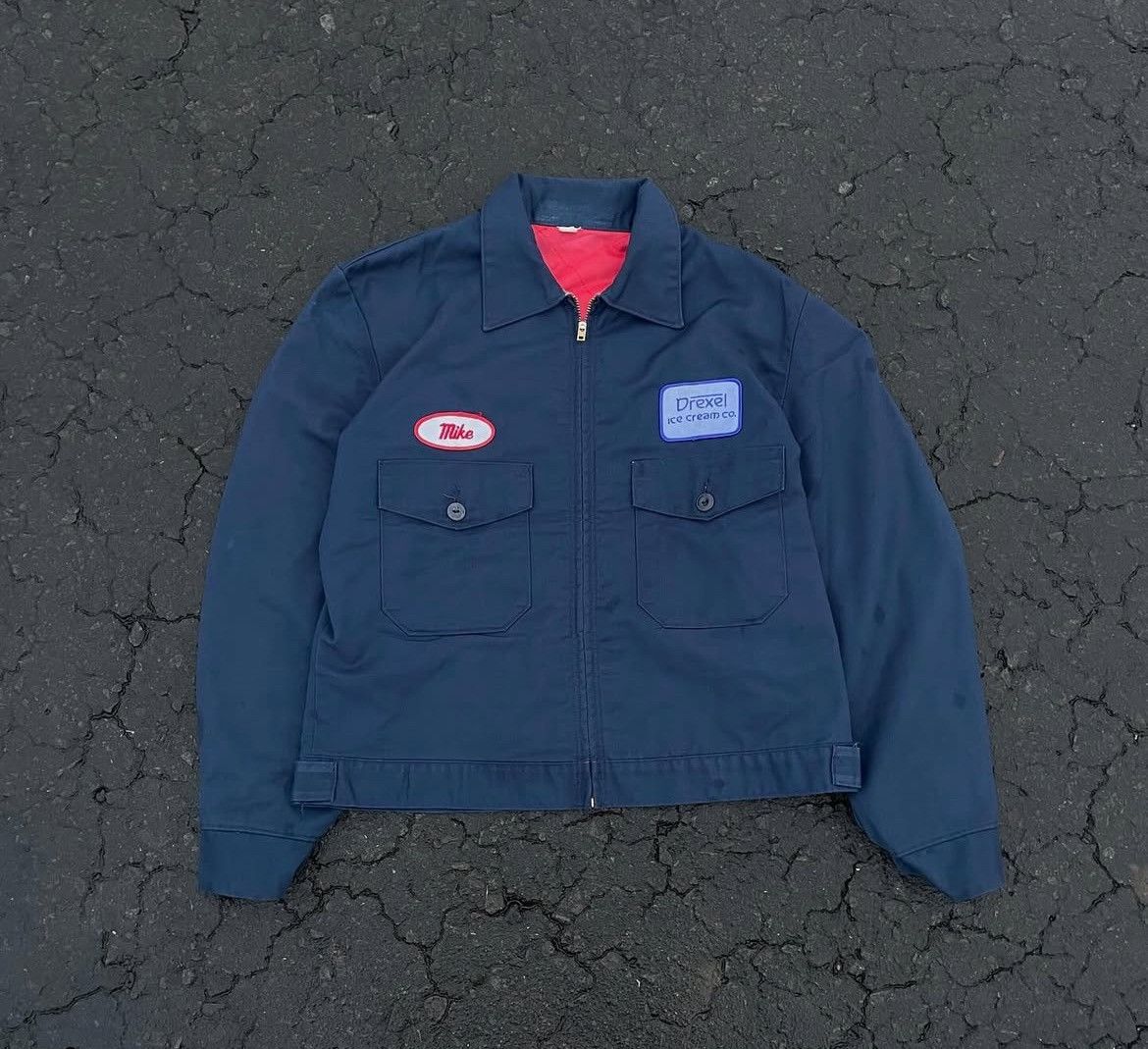 Red Kap redkap double pocket vintage work jacket | Grailed