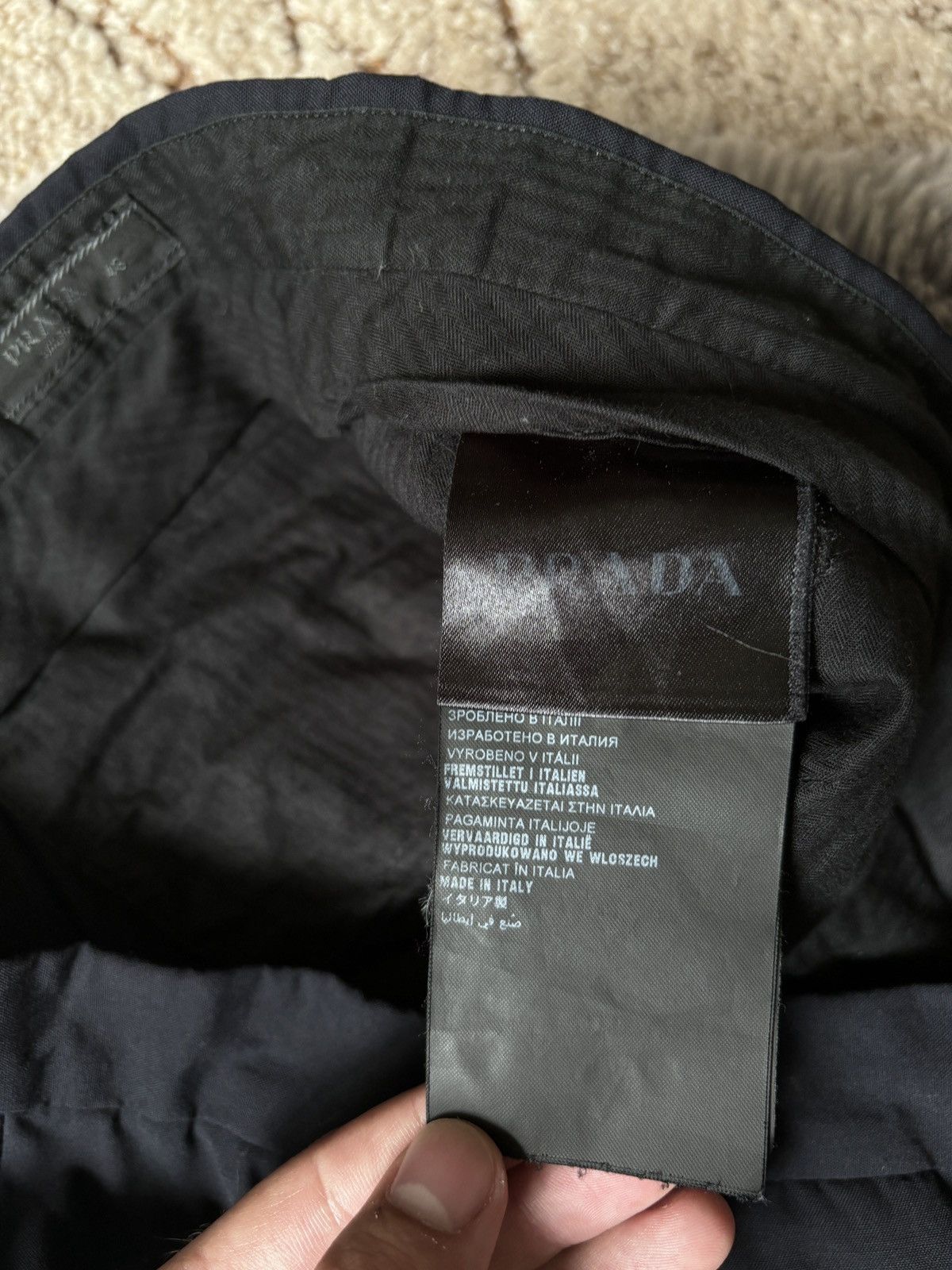 Prada Prada pants suit trousers black tab Size US 31 - 8 Thumbnail