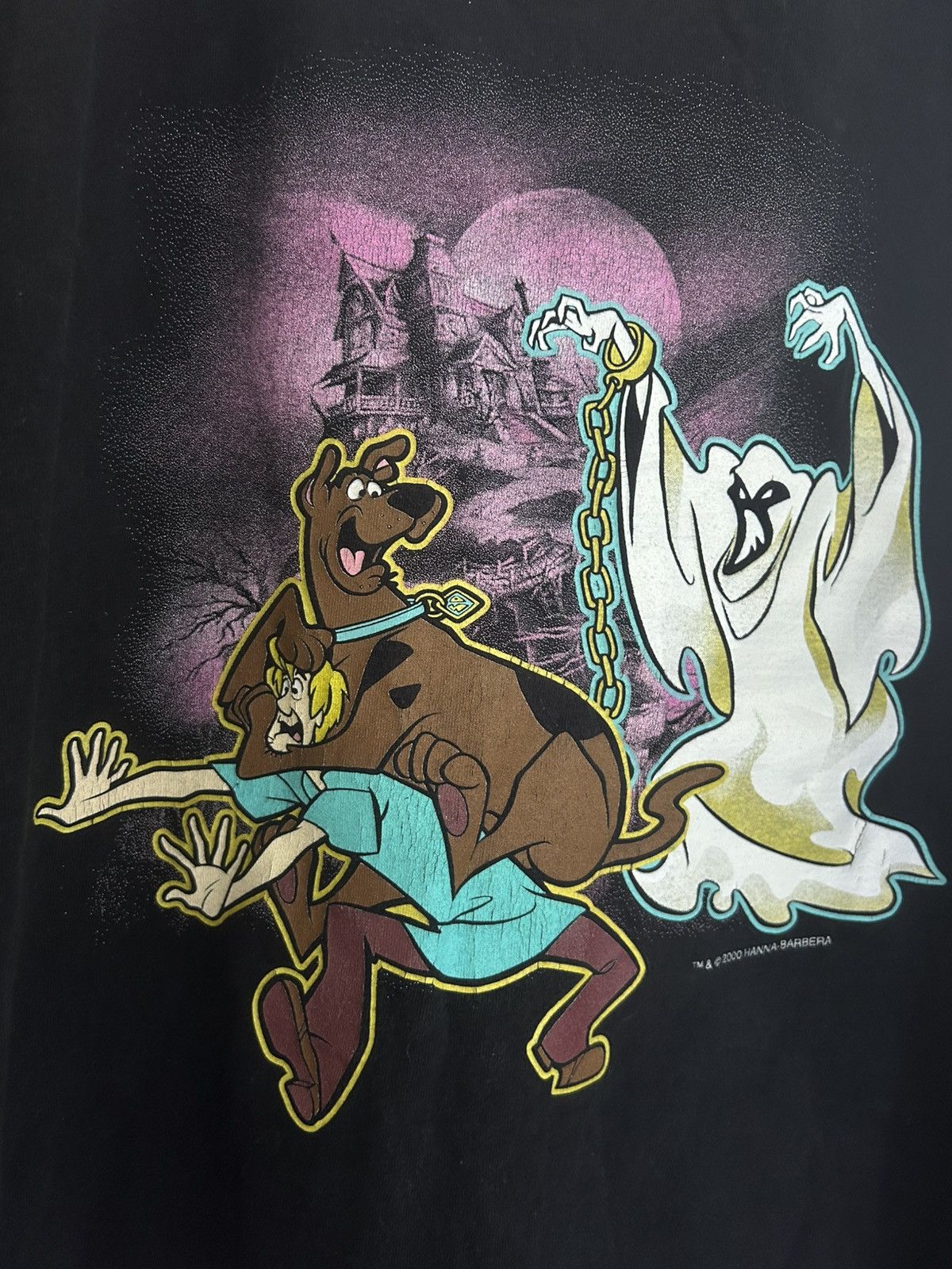 Vintage Vintage Scooby Doo Shaggy Ghost Castle Graphic T-shirt Size US XL / EU 56 / 4 - 2 Thumbnail