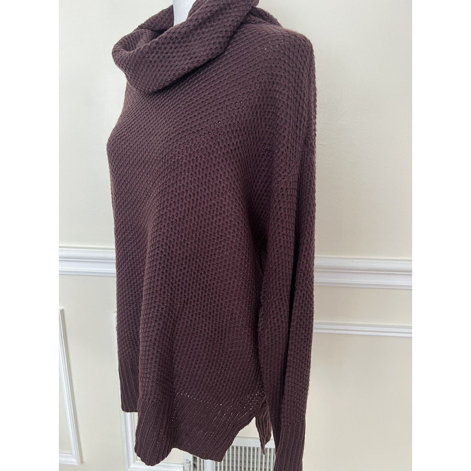 Sanctuary Sanctuary women burgundy sweater knitted warm Wom L A003024 Size L / US 10 / IT 46 - 3 Thumbnail