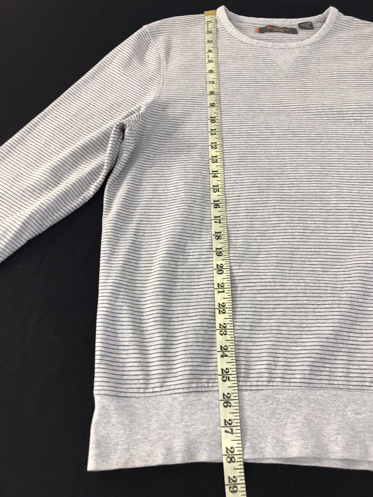 Ben Sherman × Vintage Vintage Sweatshirt Ben Sherman Design Striped Style Size US M / EU 48-50 / 2 - 11 Thumbnail