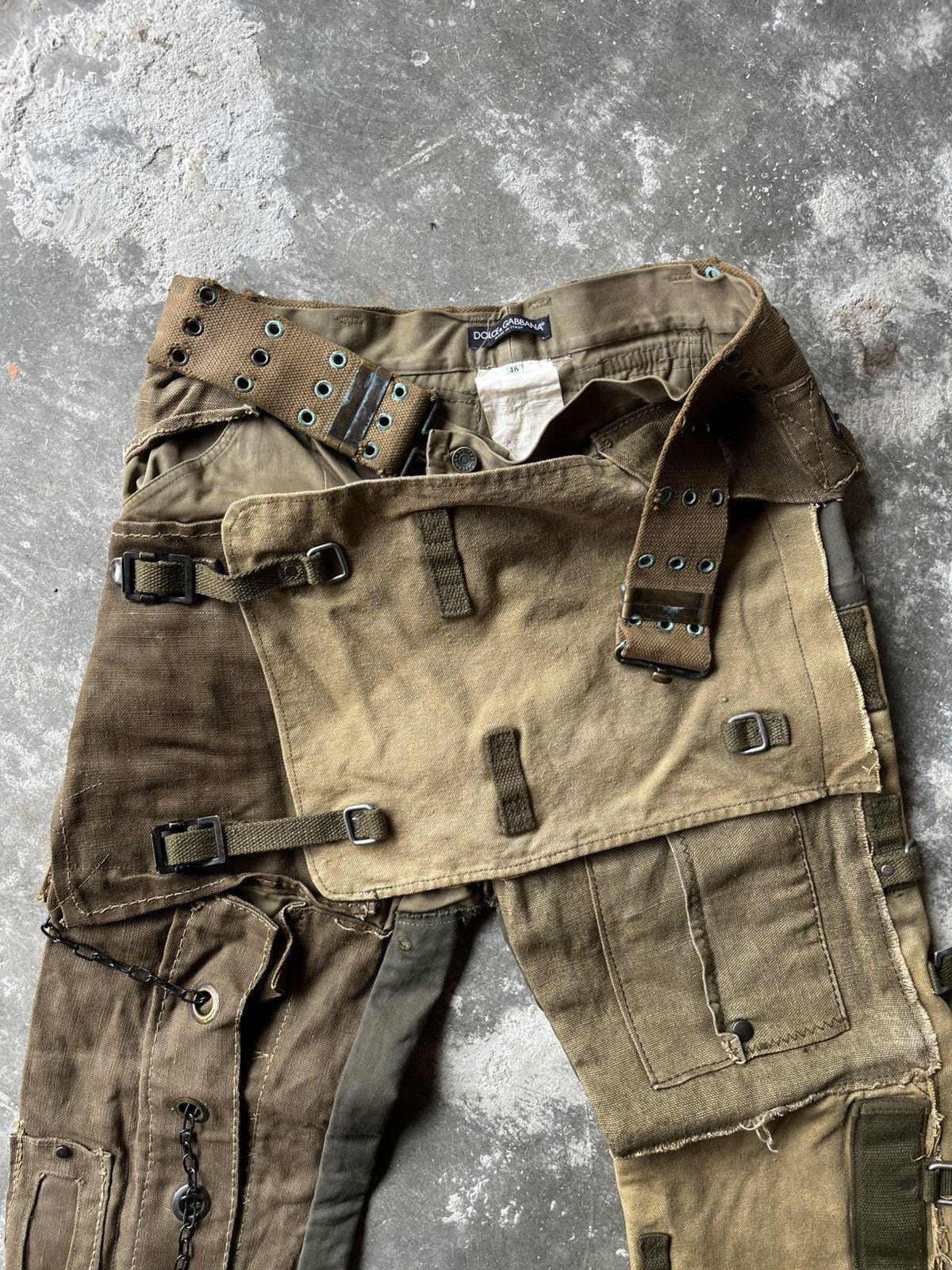 Dolce & Gabbana aw2003 dolce & gabbana military pants archive Size US 36 / EU 52 - 9 Thumbnail