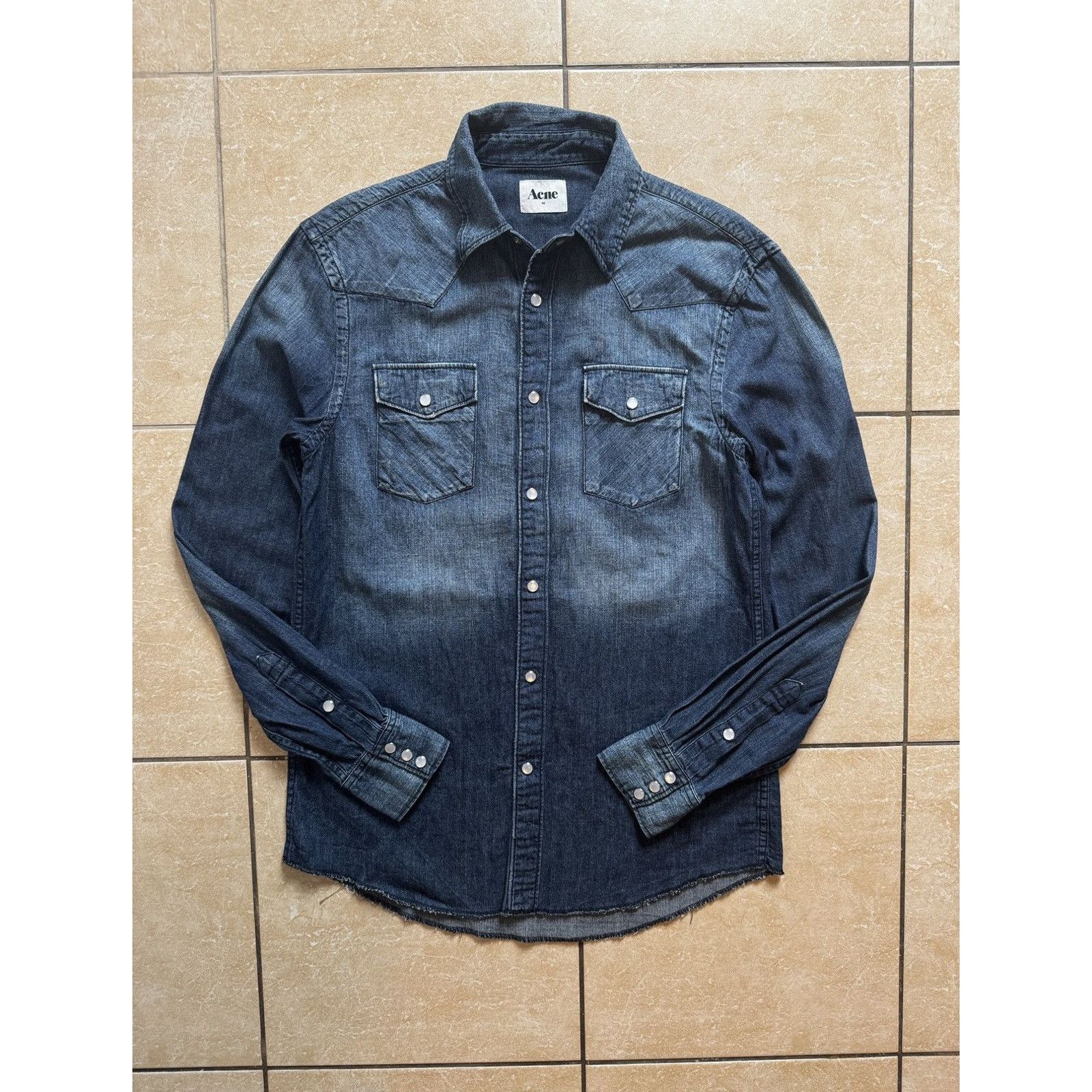 Acne Studios Vintage Acne Studios Denim Texas AW11 Shirt Size US S / EU 44-46 / 1 - 1 Thumbnail