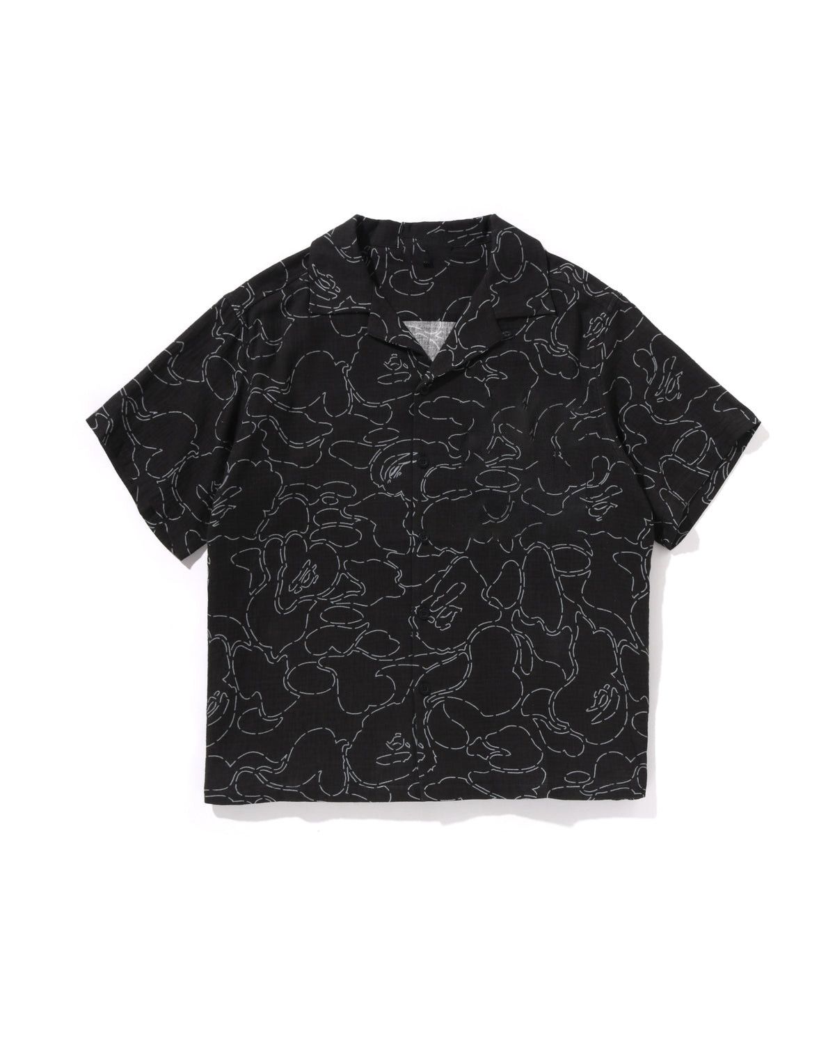 Designer Black Hawaiian Shirt Size US S / EU 44-46 / 1 - 3 Thumbnail