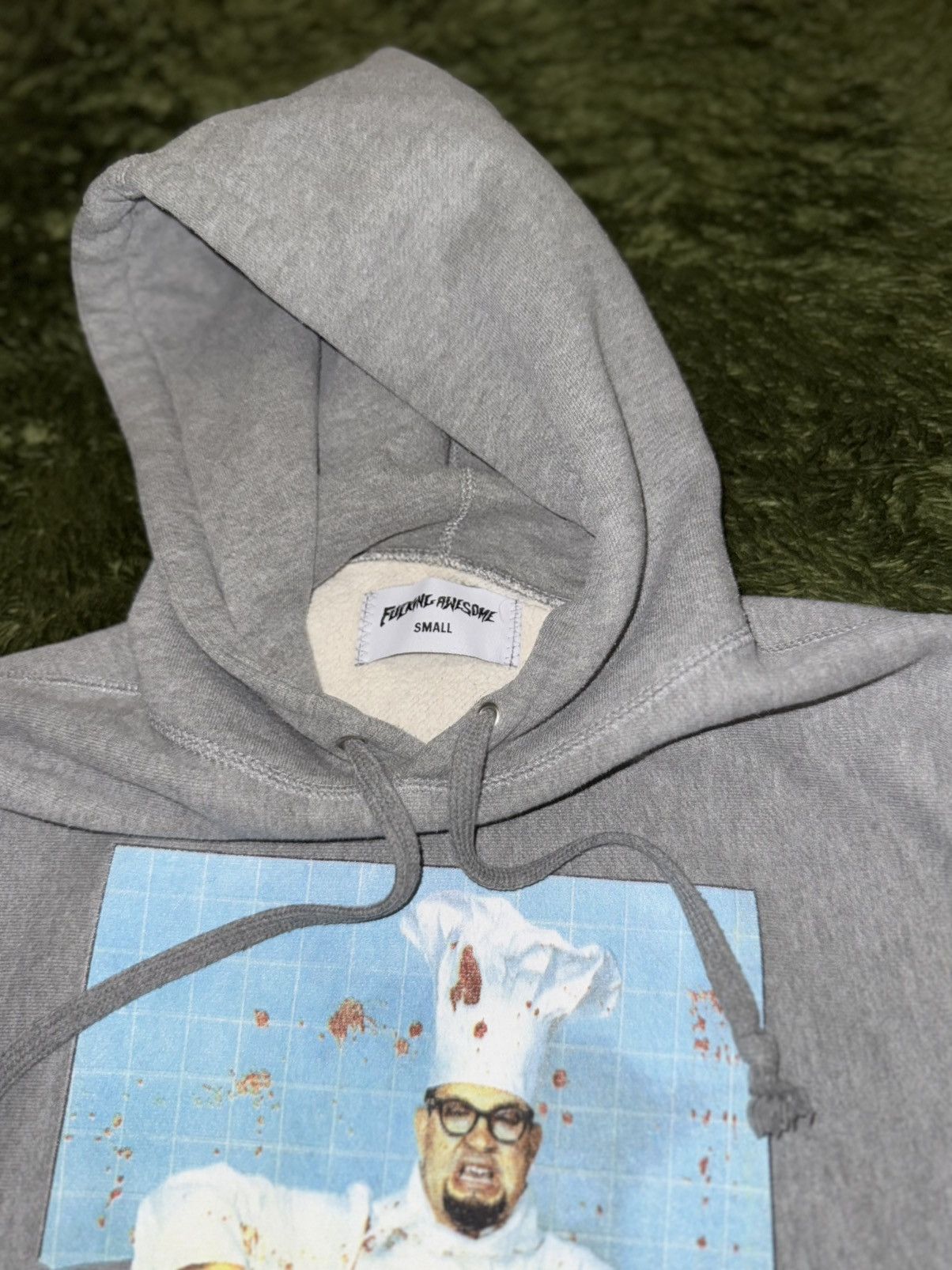 Fucking Awesome [S] Fucking Awesome Chef Graphic Hoodie Melange Grey Size US S / EU 44-46 / 1 - 3 Thumbnail