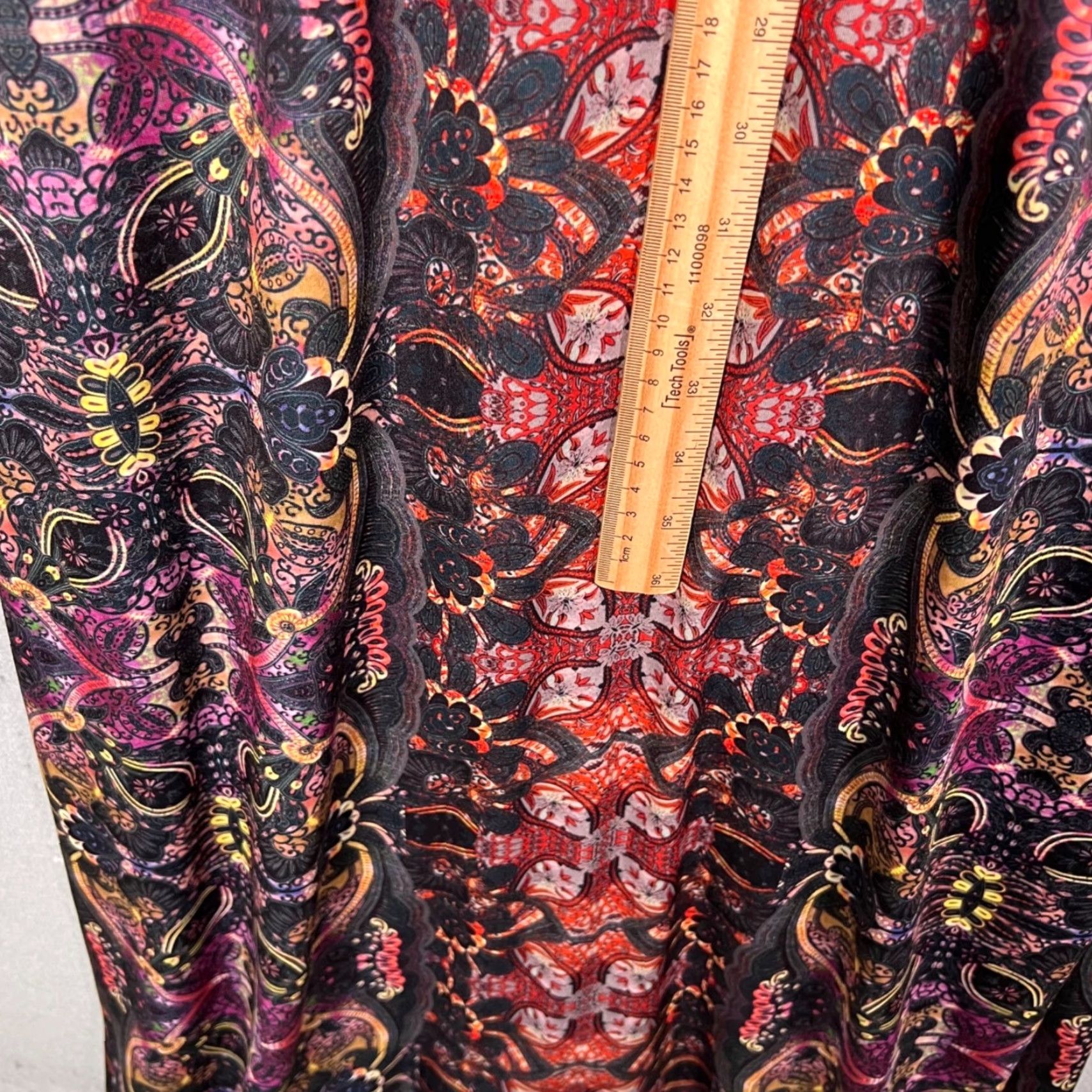 Free People Free People Maxi Dress Womens Small Paisley Multicolor Long Sleeve V-Neck Bohemian Shirt? Size S / US 4 / IT 40 - 6 Thumbnail