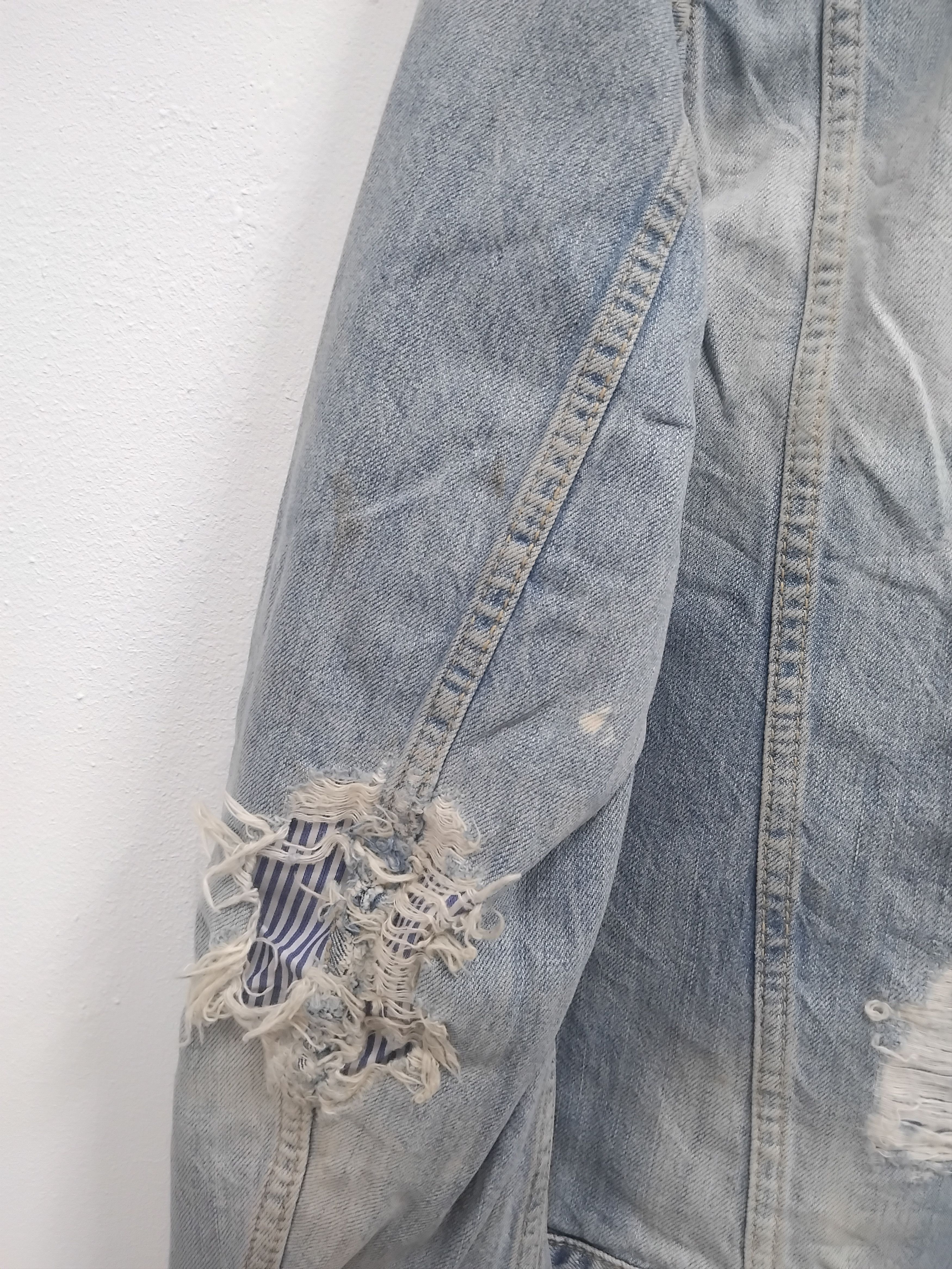 Dsquared2 💥Dsquared2 made in Italy stonewash distressed jacket Size US M / EU 48-50 / 2 - 14 Thumbnail