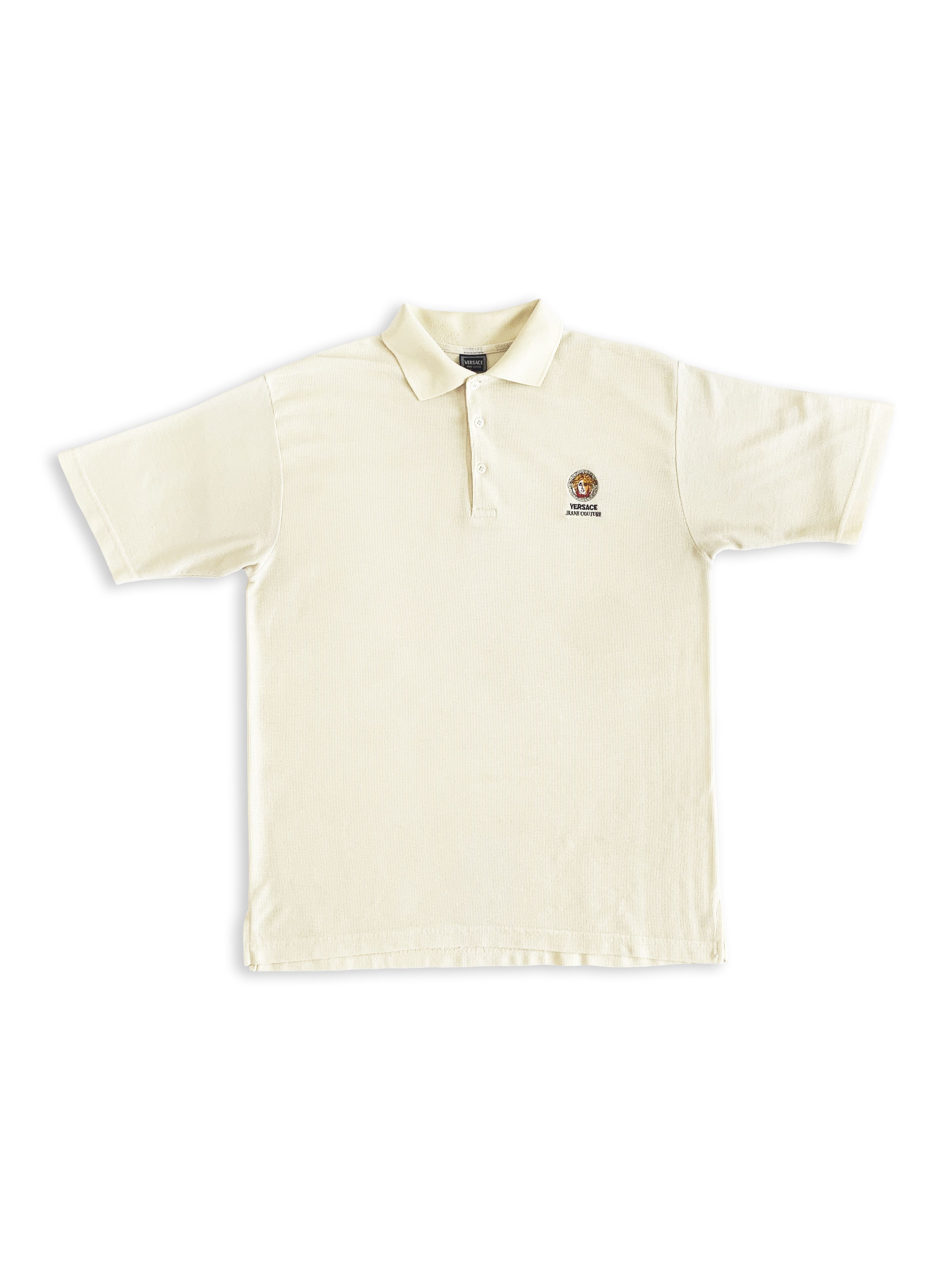 Versace Jeans Couture Vintage 90s VERSACE Jeans Couture Polo Shirt Oversize Size US L / EU 52-54 / 3 - 1 Thumbnail