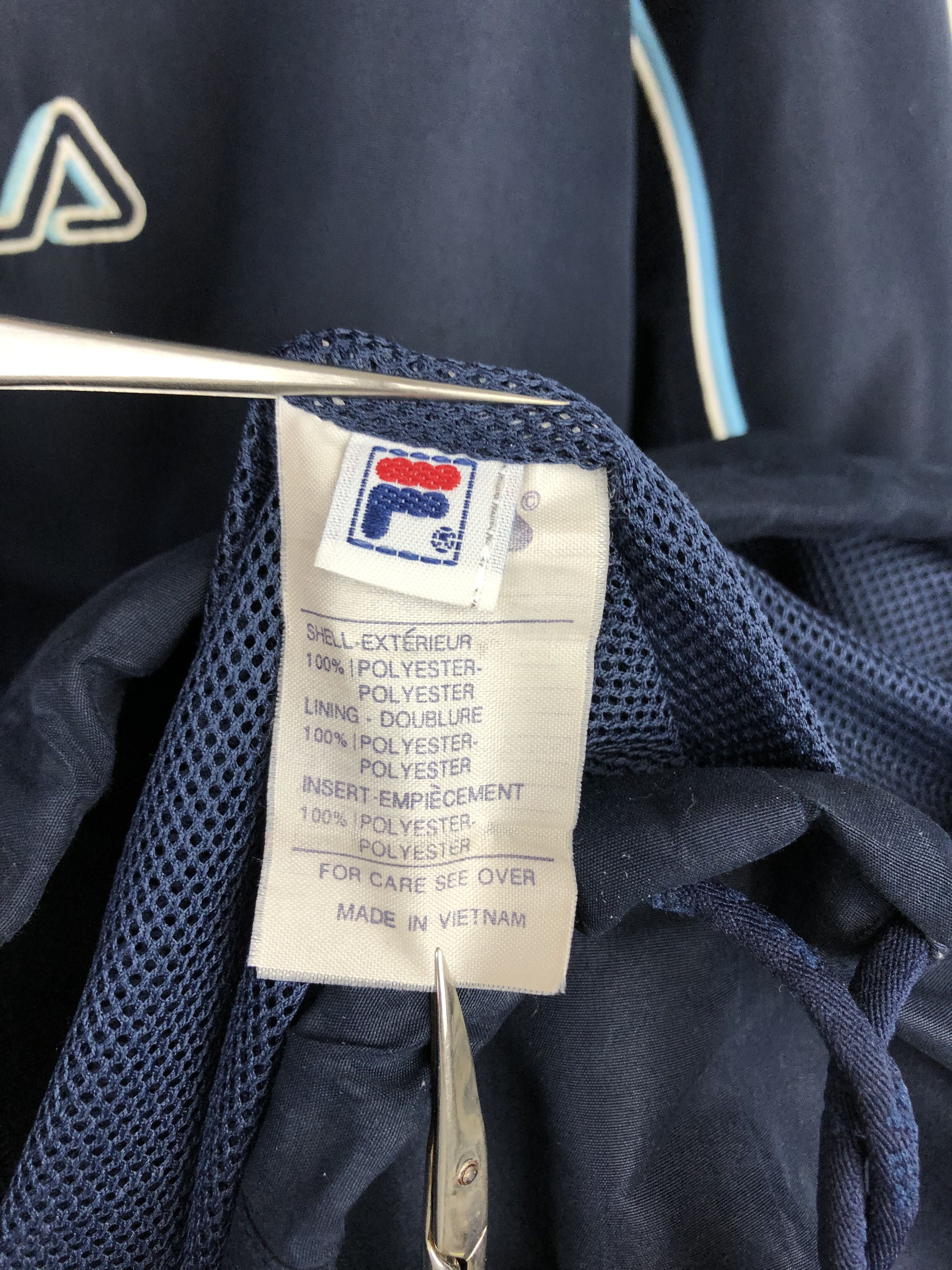 Fila Vintage West Ham United Football Jacket Soccer Windbreaker Size US XL / EU 56 / 4 - 7 Thumbnail