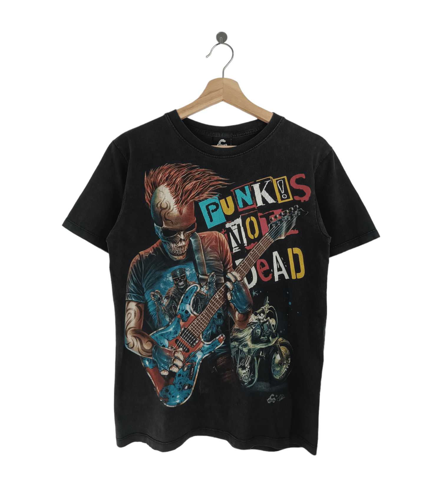 Band Tees VINTAGE Y2K PUNKS NOT DEAD GUITAR MOHAWK SEDITIONARIES TEE Size US S / EU 44-46 / 1 - 1 Thumbnail