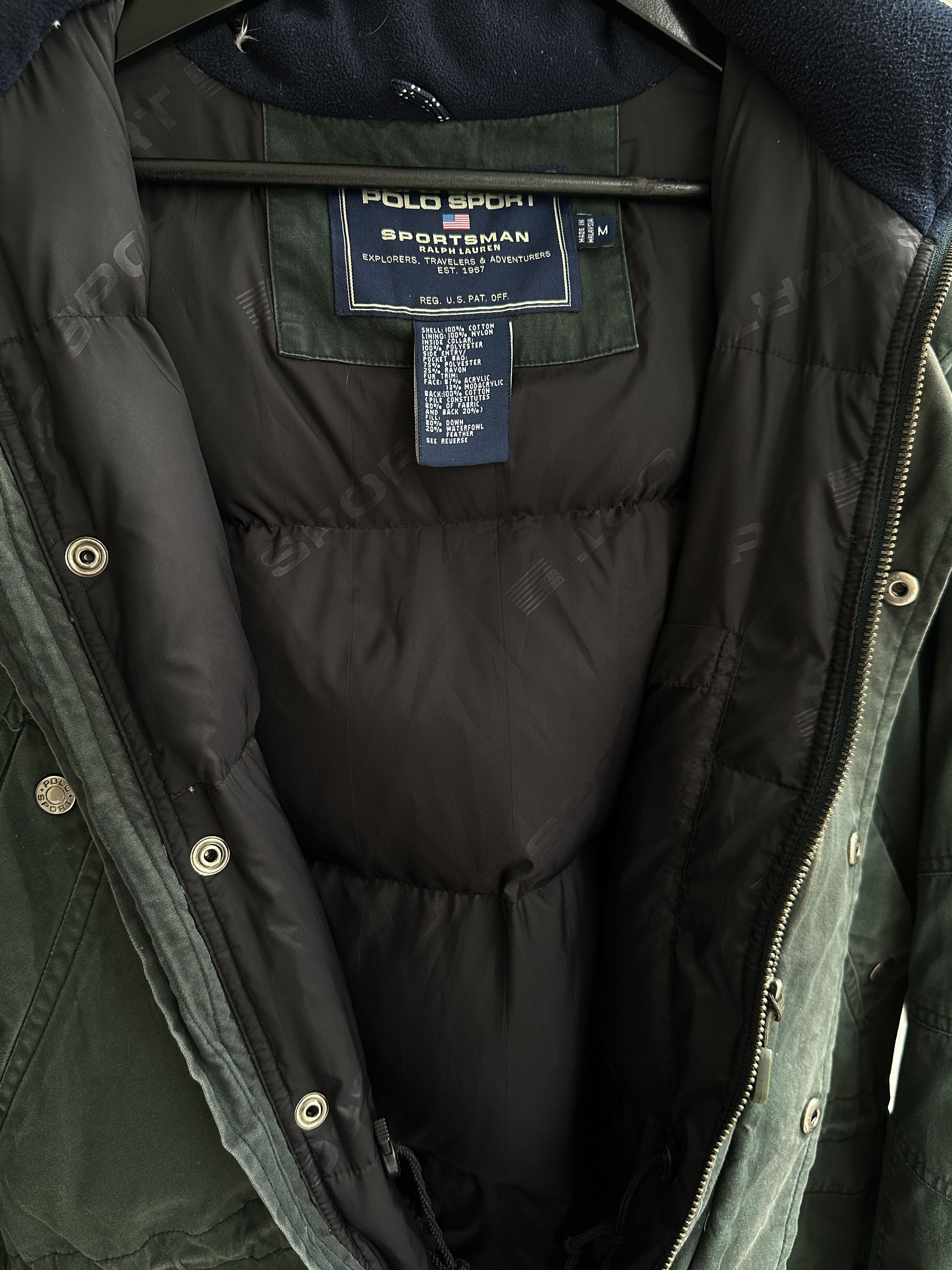 Polo Ralph Lauren Vintage Polo Sport Ralph Lauren Puffer Parka Jacket Size US M / EU 48-50 / 2 - 6 Thumbnail