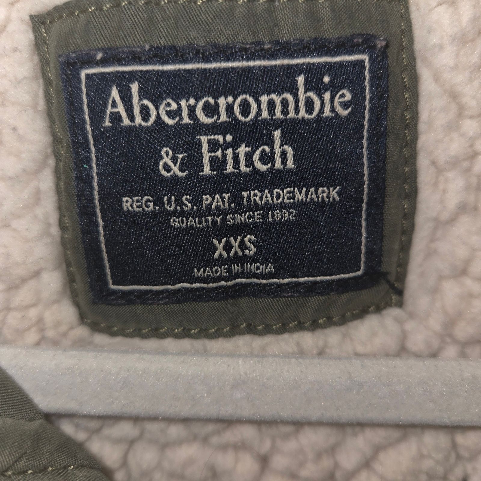 Abercrombie & Fitch Abercrombie & Fitch Sherpa Lined Parka - XXS - Navy Green Size XXS / US 00 / IT 34 - 9 Thumbnail