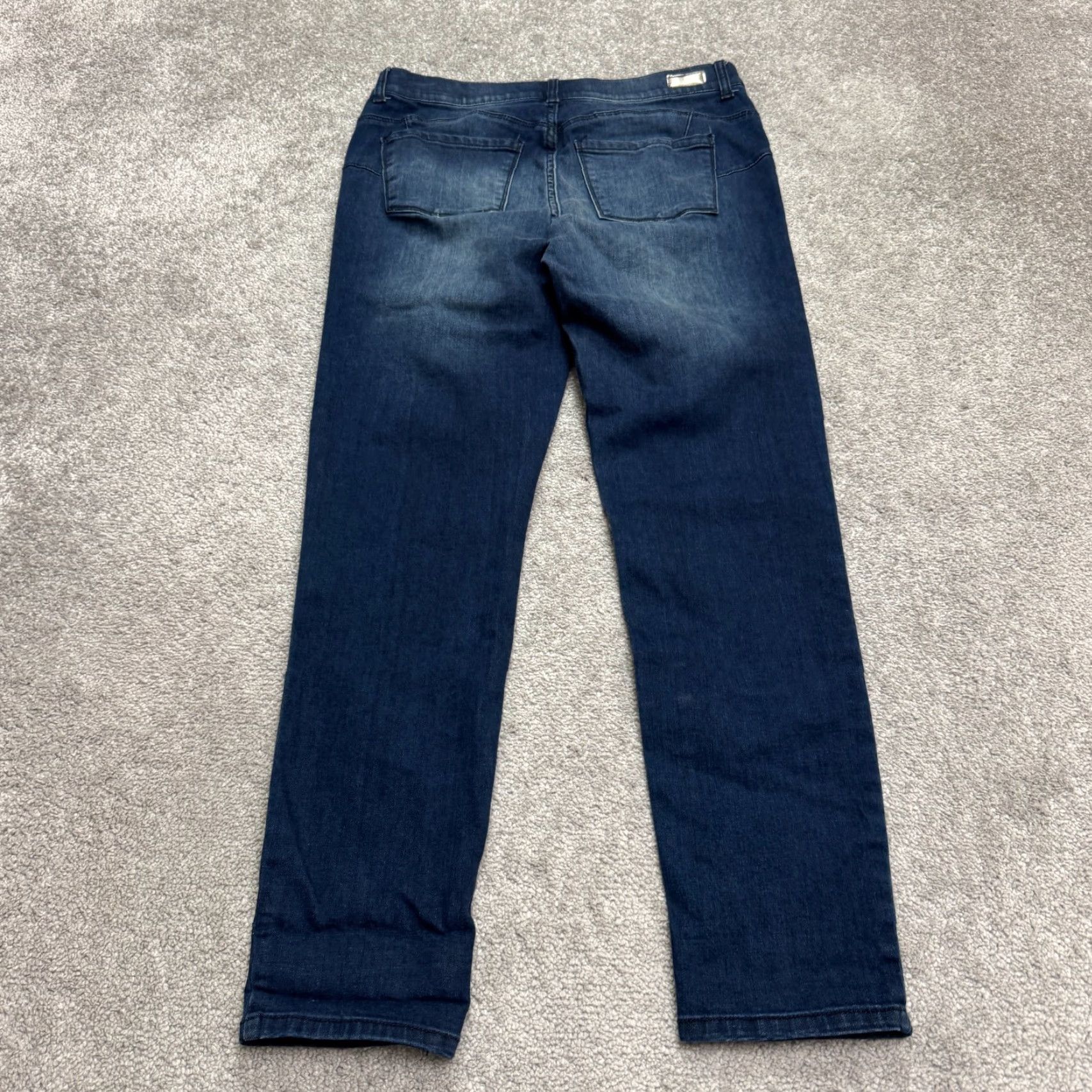 Juicy Couture VINTAGE Juicy Couture Denim Jeans Women 32x28.5 Blue High Rise Straight Leg Slim Fit Streetwear Size 24" / US 00 / IT 34 - 2 Thumbnail