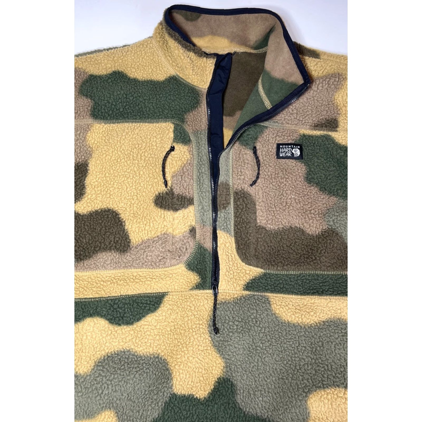 Mountain Hardwear Men’s Mountain Hardwear HiCamp 1/2 Zip Fleece Pullover Camouflage Print Sz 2XL Jacket Mens Size US XXL / EU 58 / 5 - 6 Thumbnail