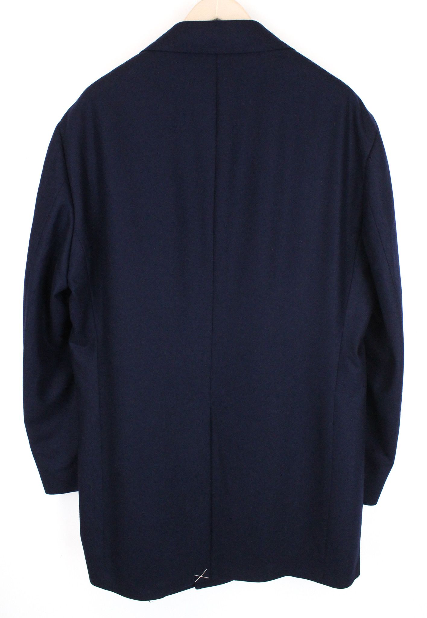 Suitsupply VICENZA UK52R Dark Blue Wool Coat 66764 Size US XXL / EU 58 / 5 - 2 Thumbnail