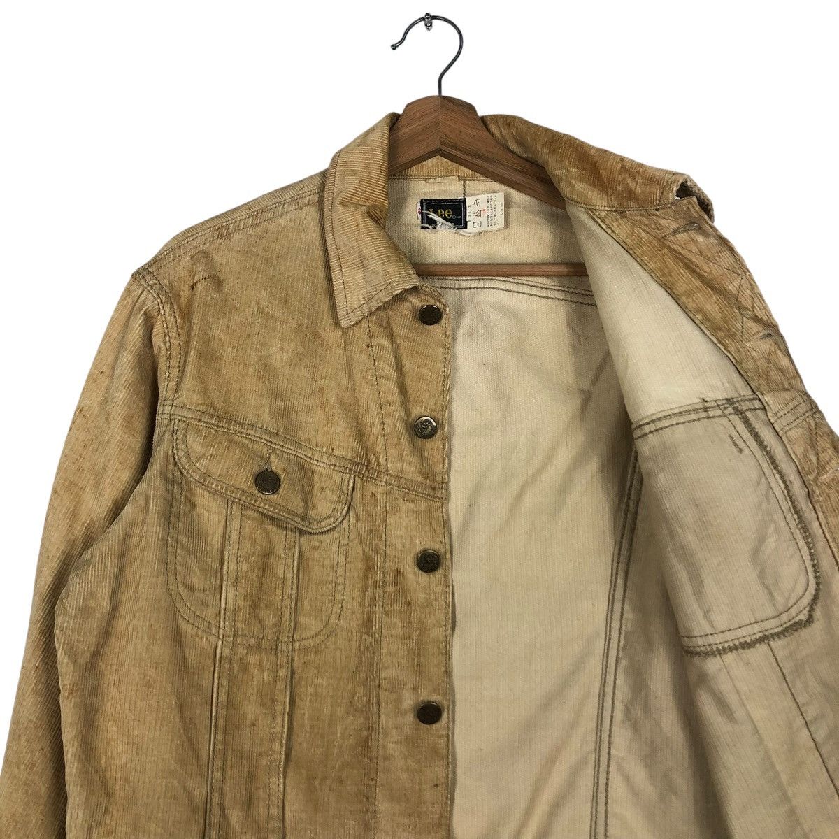Lee × Vintage 🔥VINTAGE CROPPED BIKER JACKET LEE MULTI POCKET Size US M / EU 48-50 / 2 - 12 Thumbnail
