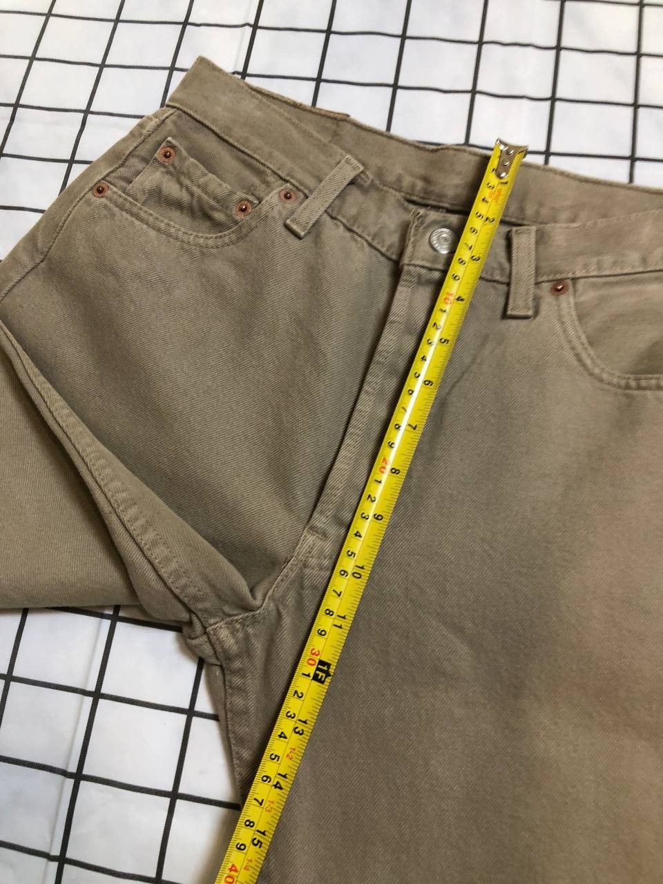Levi's Levi's 501 Beige Vintage Denim Jeans 30x30 Size US 30 / EU 46 - 7 Thumbnail