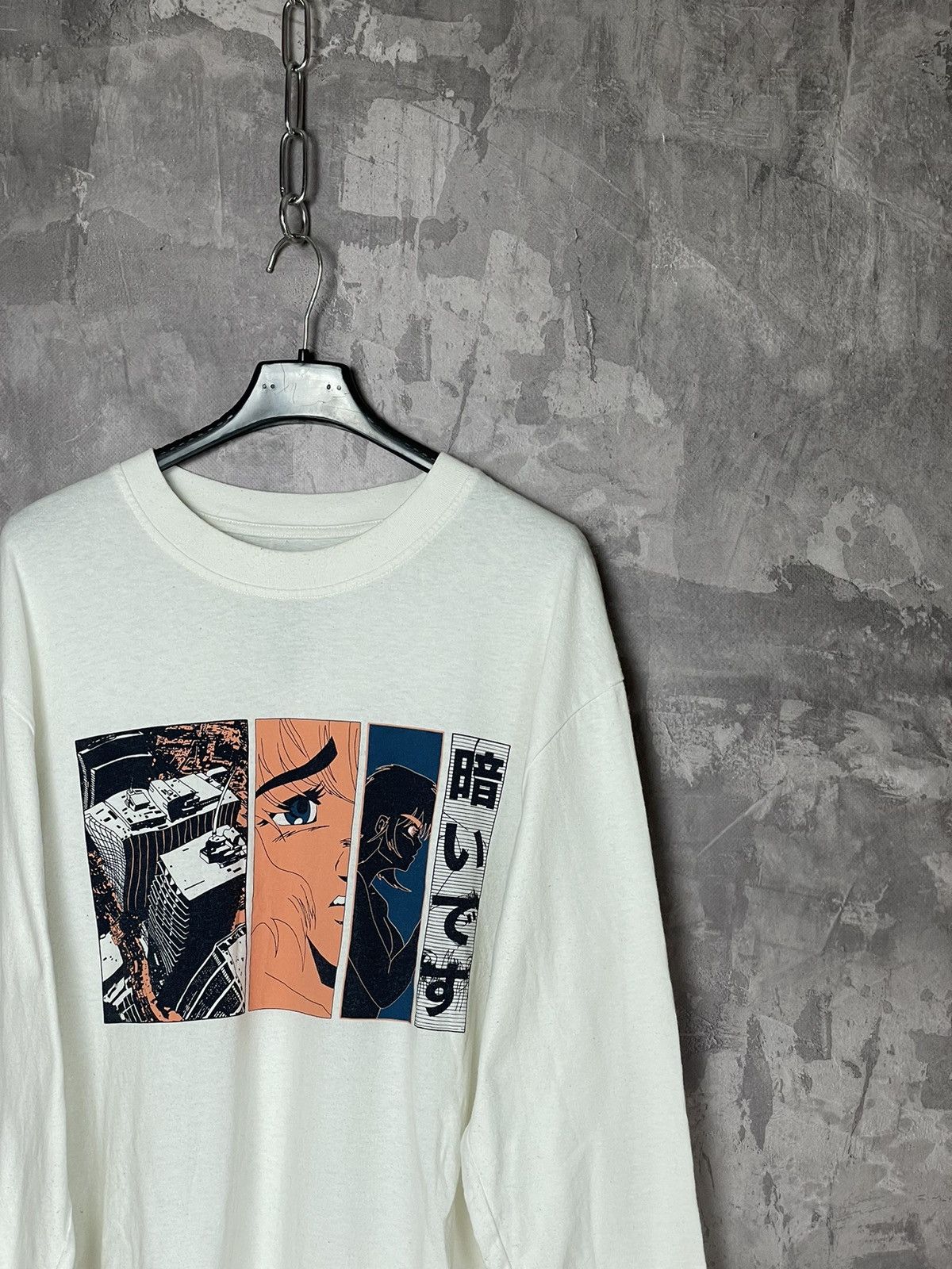 Edwin × Japanese Brand × Vintage Edwin Streetwear Anima Japanese Style Big Logo Long sleeve Size US S / EU 44-46 / 1 - 4 Thumbnail