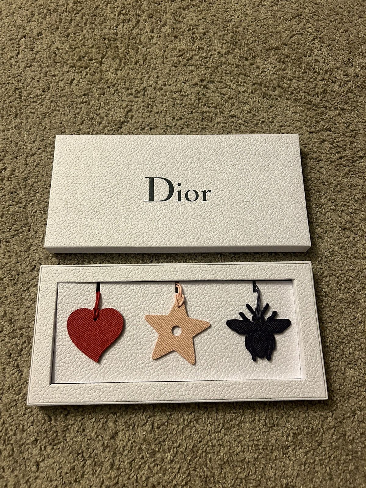 Dior Dior Heart Star Bee Novelty Bag Charm Set Size ONE SIZE - 1 Thumbnail