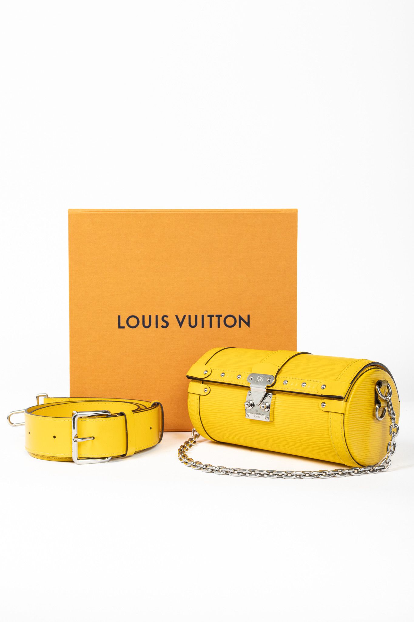 Louis Vuitton Louis Vuitton Papillon Trunk Jaune Epi Leather Handbag Size ONE SIZE - 13 Thumbnail