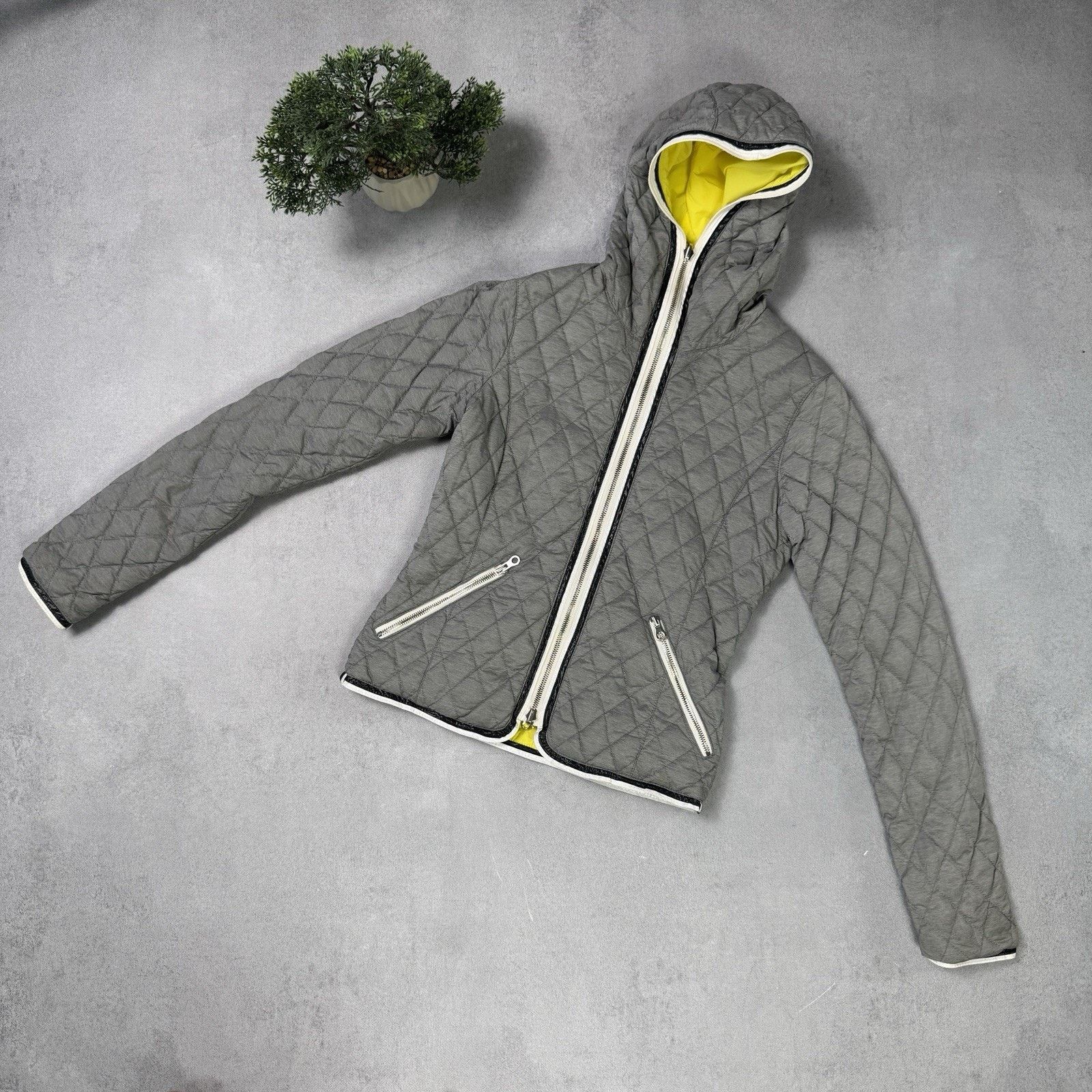 Duvetica Duvetika Women’s Jacket Reversible Yellow/grey Size 40 Size S / US 4 / IT 40 - 3 Thumbnail
