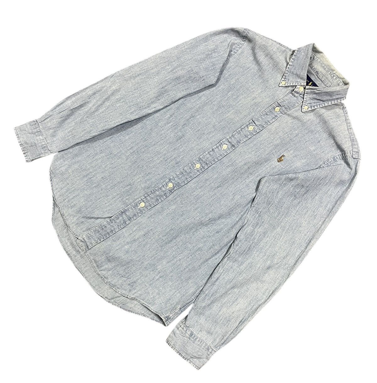 Polo Ralph Lauren × Ralph Lauren Polo ralph lauren shirt button chambray Size US M / EU 48-50 / 2 - 2 Thumbnail
