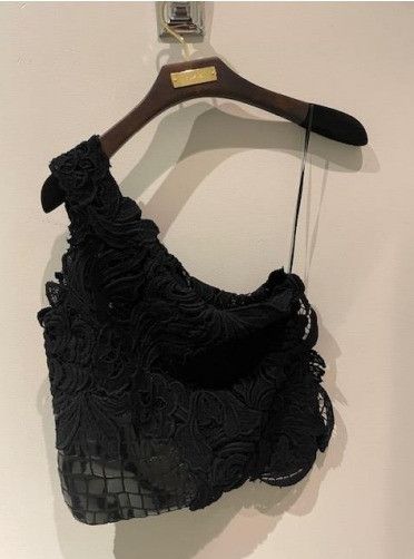 Tom Ford o1w1db10225 TSL265 Crop Top in Black Size XS / US 0-2 / IT 36-38 - 1 Preview