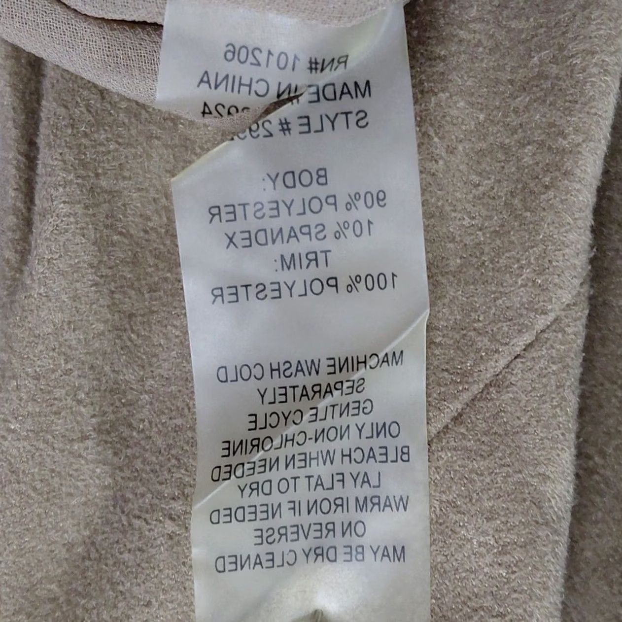 Soft Surroundings Soft Surroundings Beige Slim Fit Sleeve Shirt Women Size M Knit Size M / US 6-8 / IT 42-44 - 4 Thumbnail