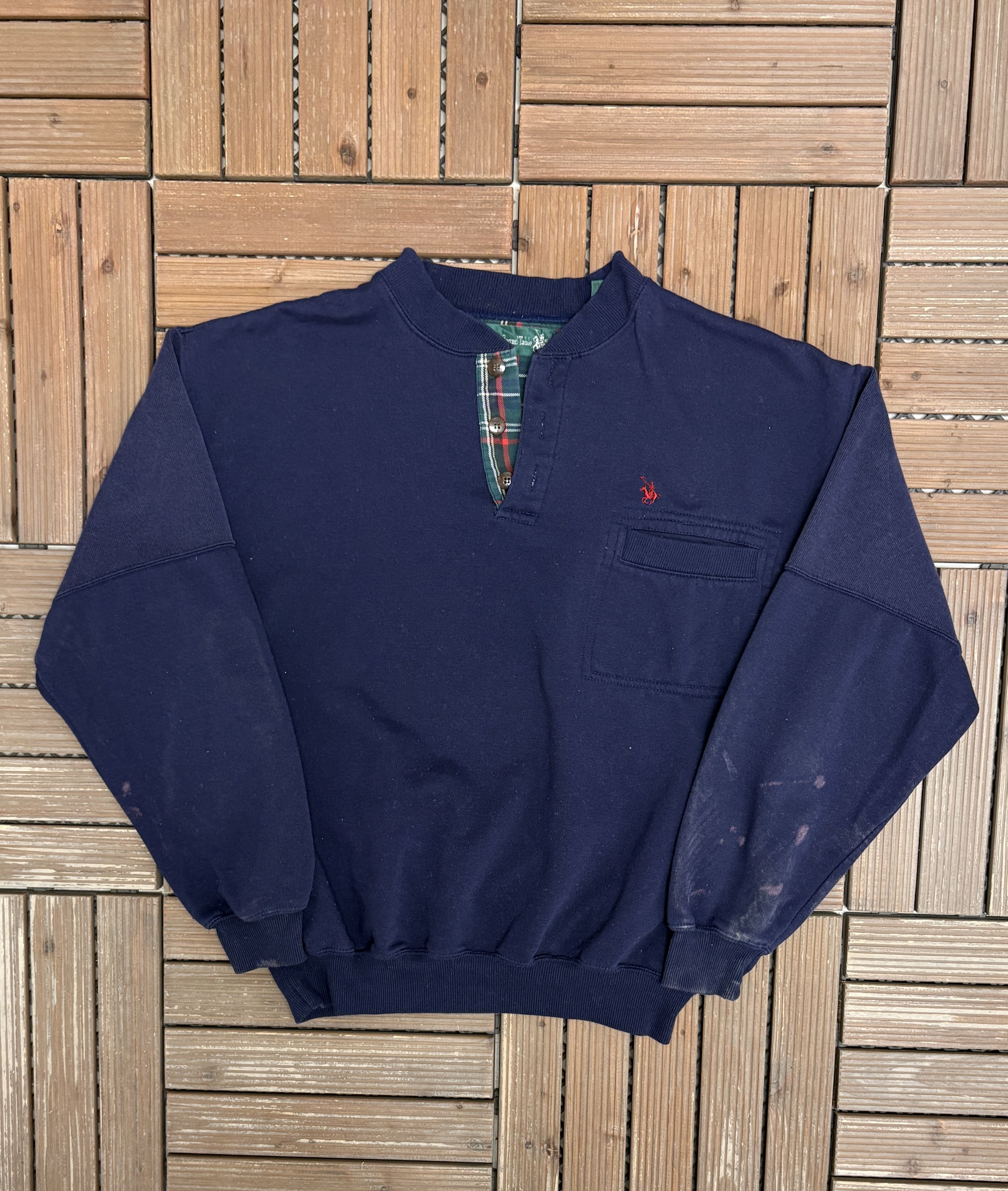 Vintage Knights of the Round Table Vintage Blue Sweater Size US M / EU 48-50 / 2 - 1 Thumbnail