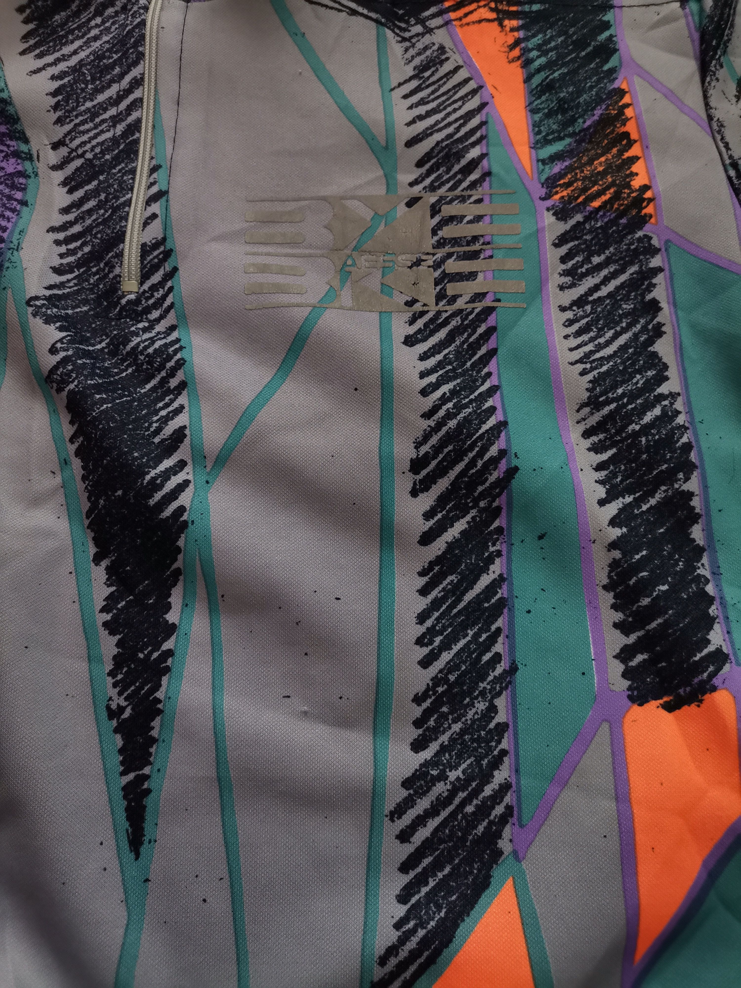 Vintage Vintage Aesse Abstract Cycling Jersey Size US M / EU 48-50 / 2 - 2 Thumbnail