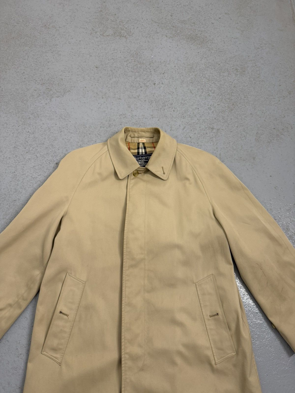Burberry Vintage Burberrys Nova Check Trench Coat Size US M / EU 48-50 / 2 - 4 Thumbnail