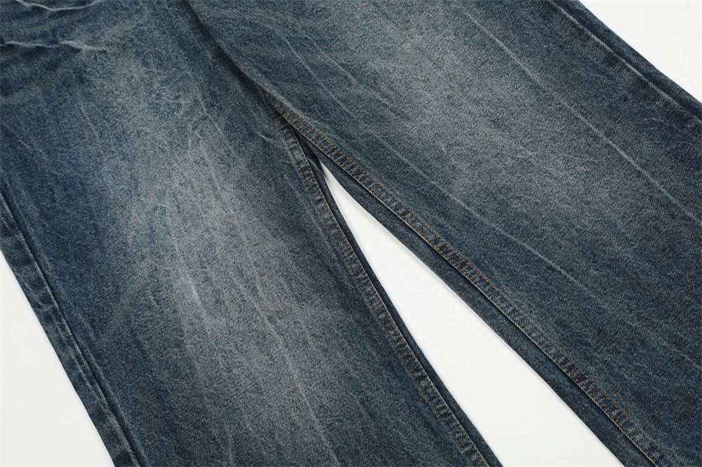 Japanese Brand × Vintage Washed distressed loose men's hippie casual flared jeans Size US 32 / EU 48 - 6 Thumbnail