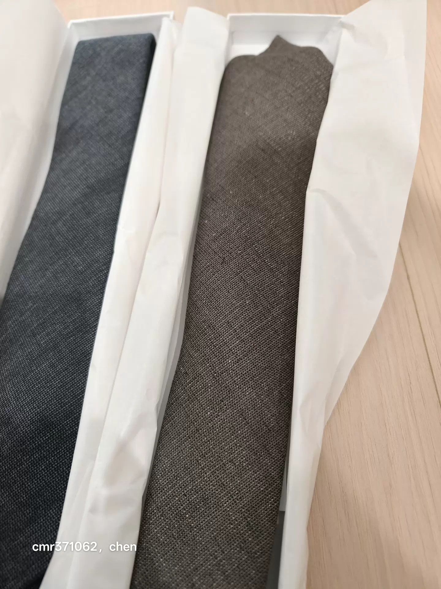 Visvim visvim 25AW Black Grey Wool Linen Blend Necktie Size ONE SIZE - 2 Thumbnail