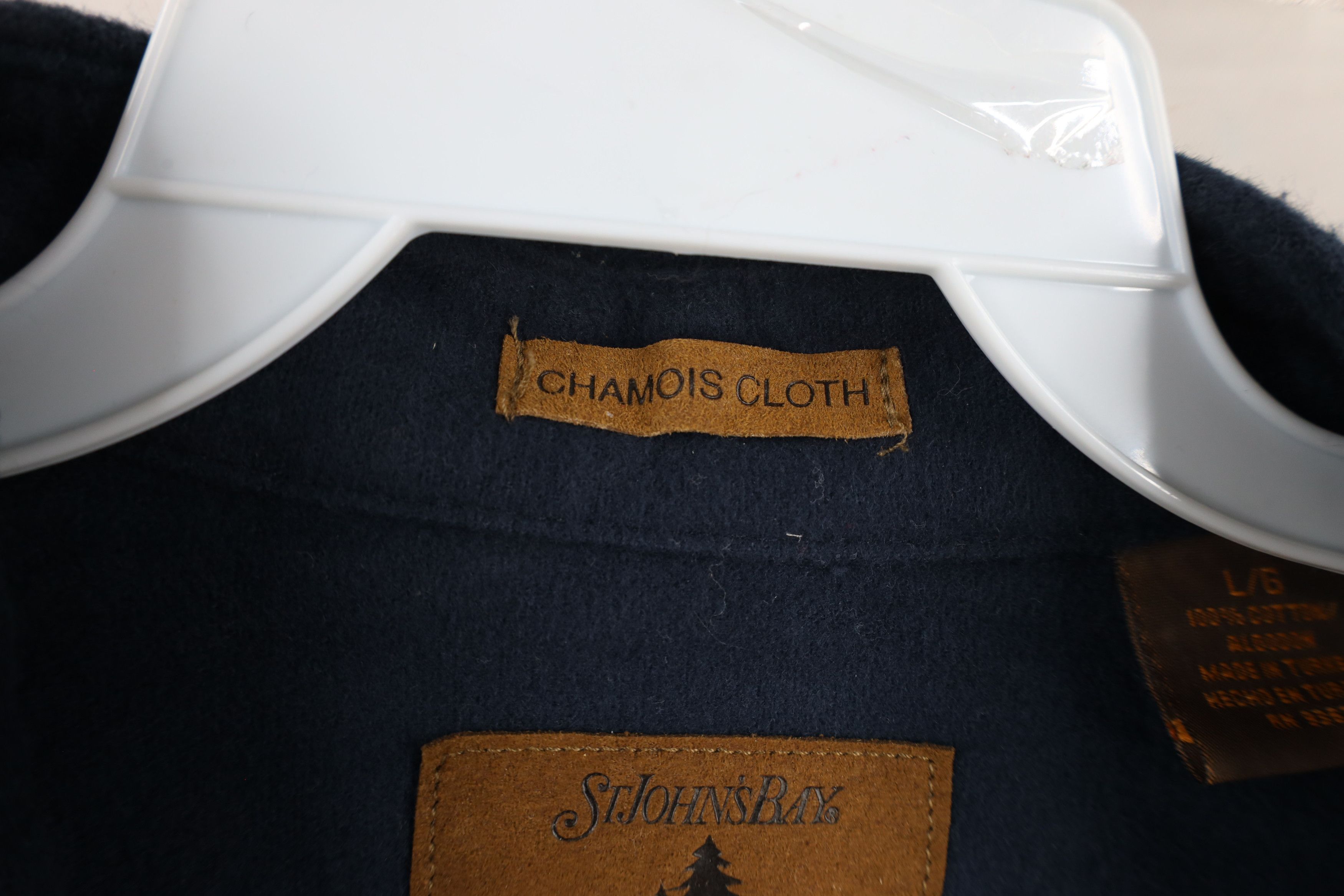 Vintage Vintage 90s Streetwear Chamois Cloth Collared Button Shirt Size US L / EU 52-54 / 3 - 9 Thumbnail