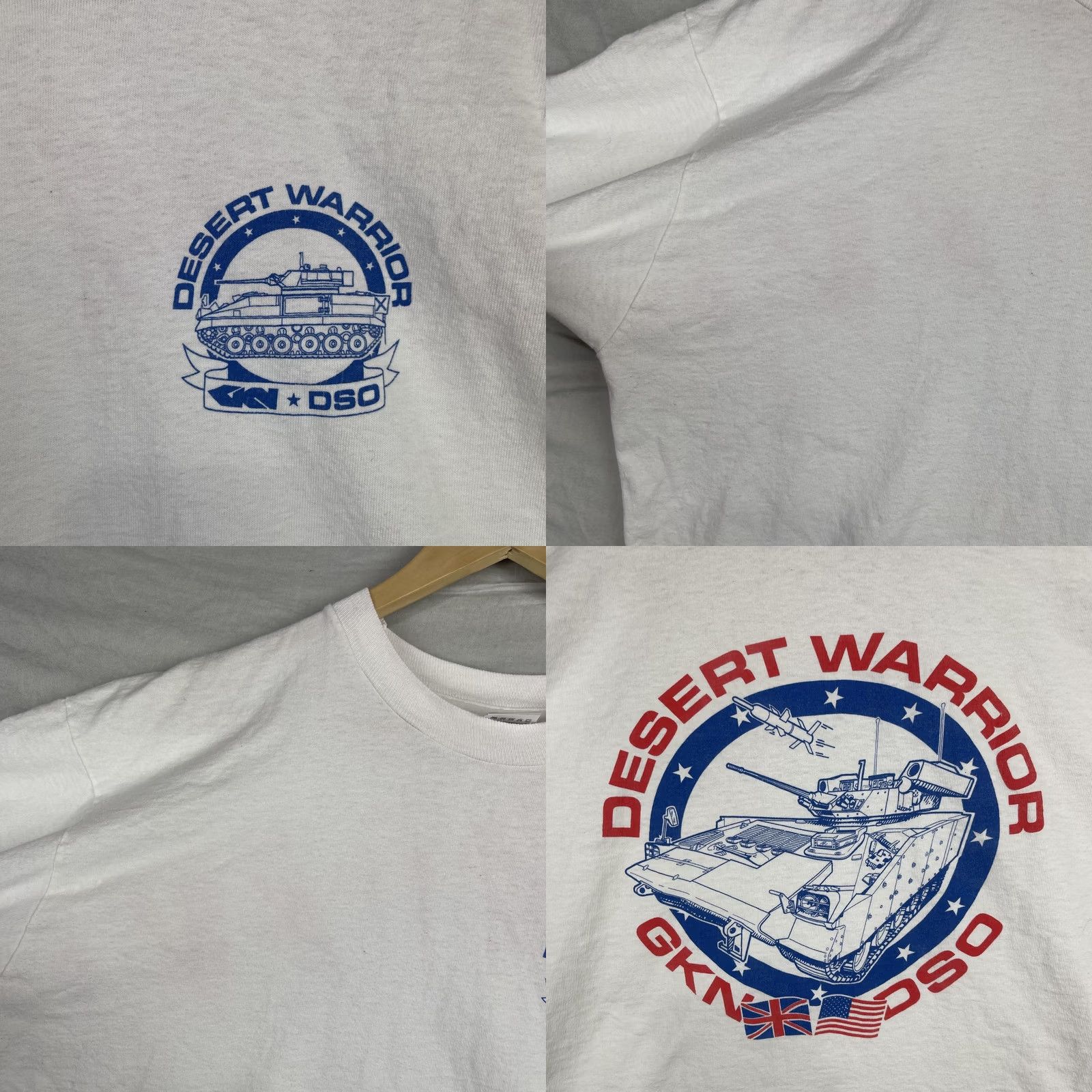 Fruit Of The Loom VINTAGE Desert Warrior Shirt Mens 2XL White Military GKN DSO 90s USA UK Desert Warrior Shirt Mens 2XL White Military GKN DSO 90s USA UK Size US XXL / EU 58 / 5 - 8 Thumbnail