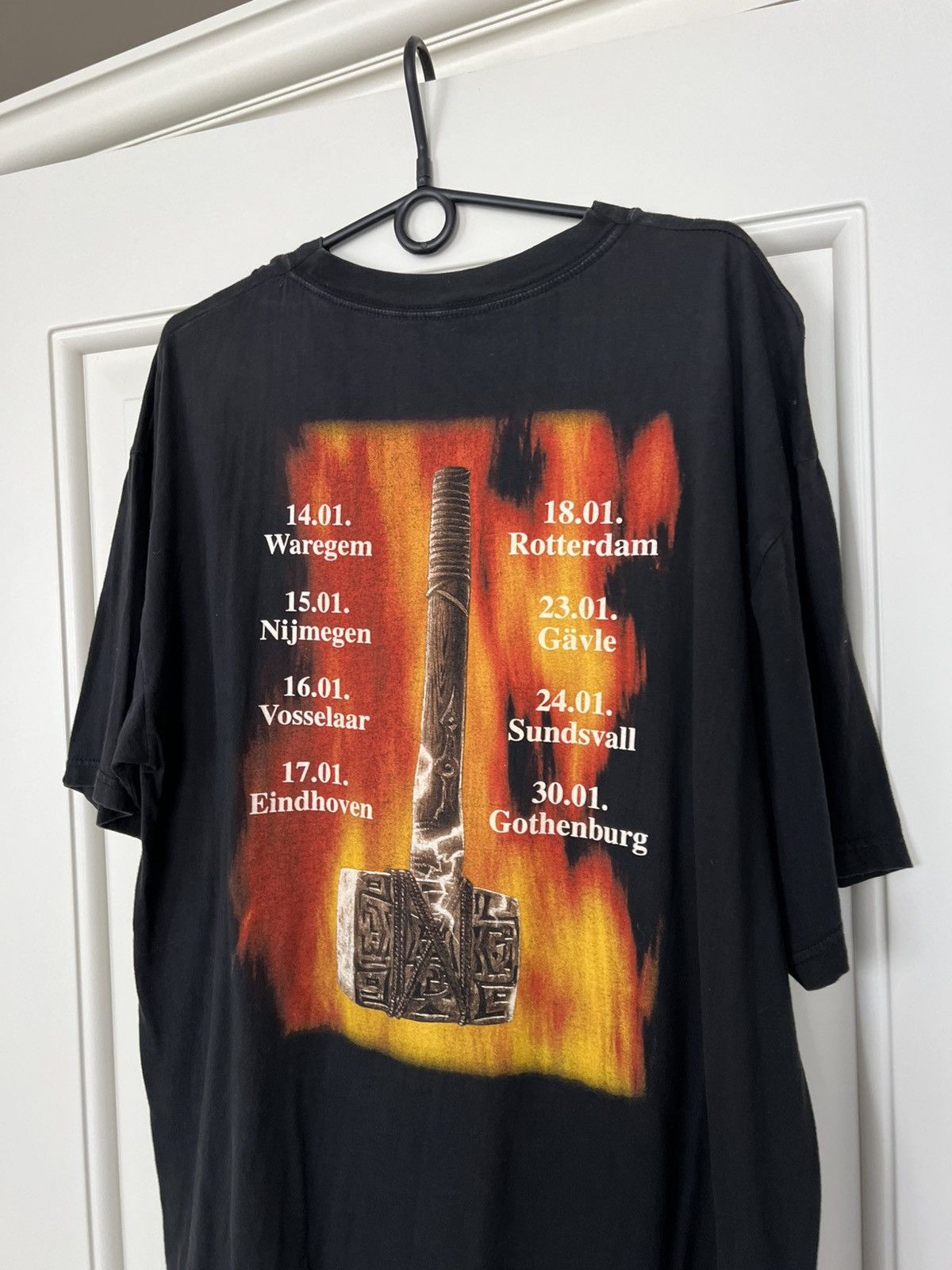 Band Tees Vintage Hammer Fall Band Tee Rock 90s T-Shirt Size US XL / EU 56 / 4 - 11 Thumbnail