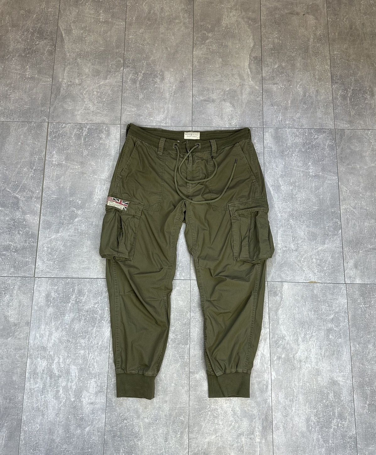 Polo Ralph Lauren Men s cargo jogger pants Denim supply Ralph