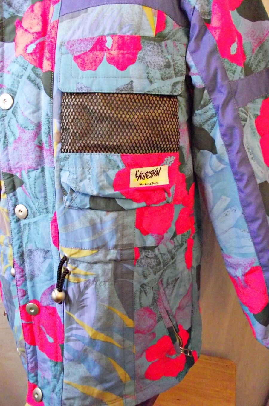 Vintage L'Agression Weekend Party Mens 90s Ski Jacket Snowboard Size US M / EU 48-50 / 2 - 4 Thumbnail