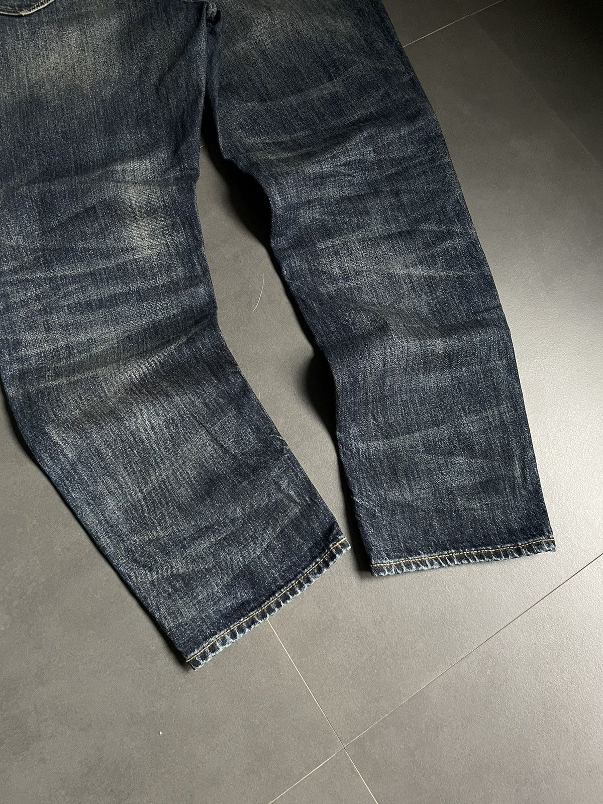 Japanese Brand Allsaints Baggy Washed Distressed Denim Faded Jeans Y2k Size US 34 / EU 50 - 14 Thumbnail