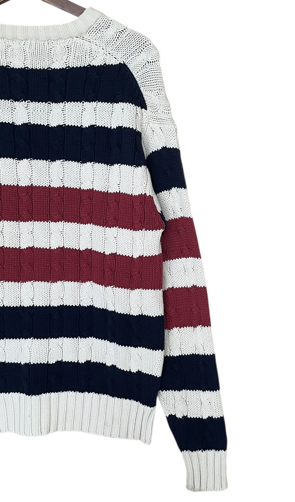 Japanese Brand × Vintage Vintage Japanese Brand Lincoln Knitwear Sweatshirt 1990s Size US L / EU 52-54 / 3 - 6 Thumbnail