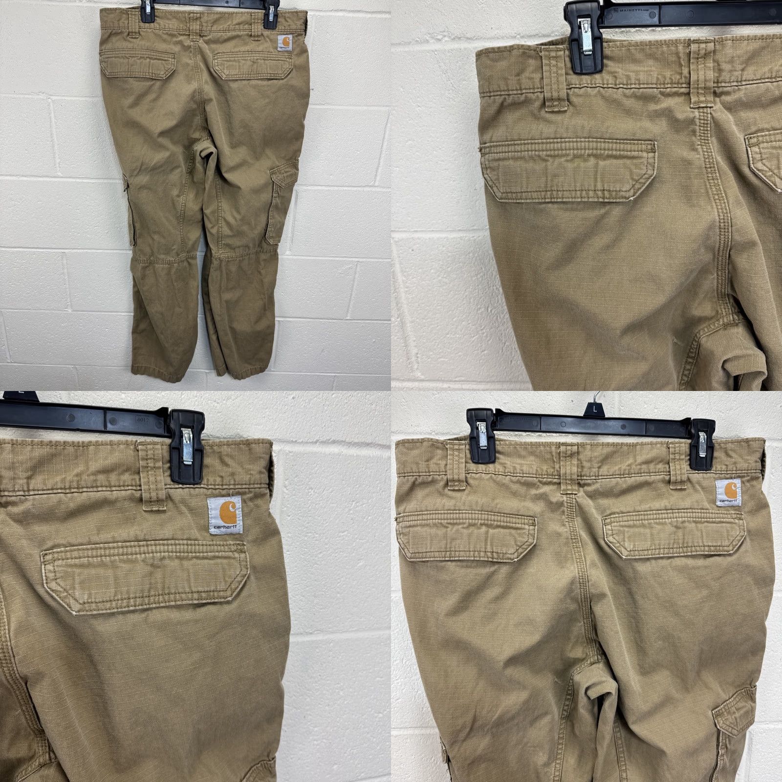 Carhartt VINTAGE? No. Carhartt Force Cargo Pants Mens 36x30 Relaxed Fit 101148 Brown RipStop Workwear Size US 36 / EU 52 - 8 Thumbnail