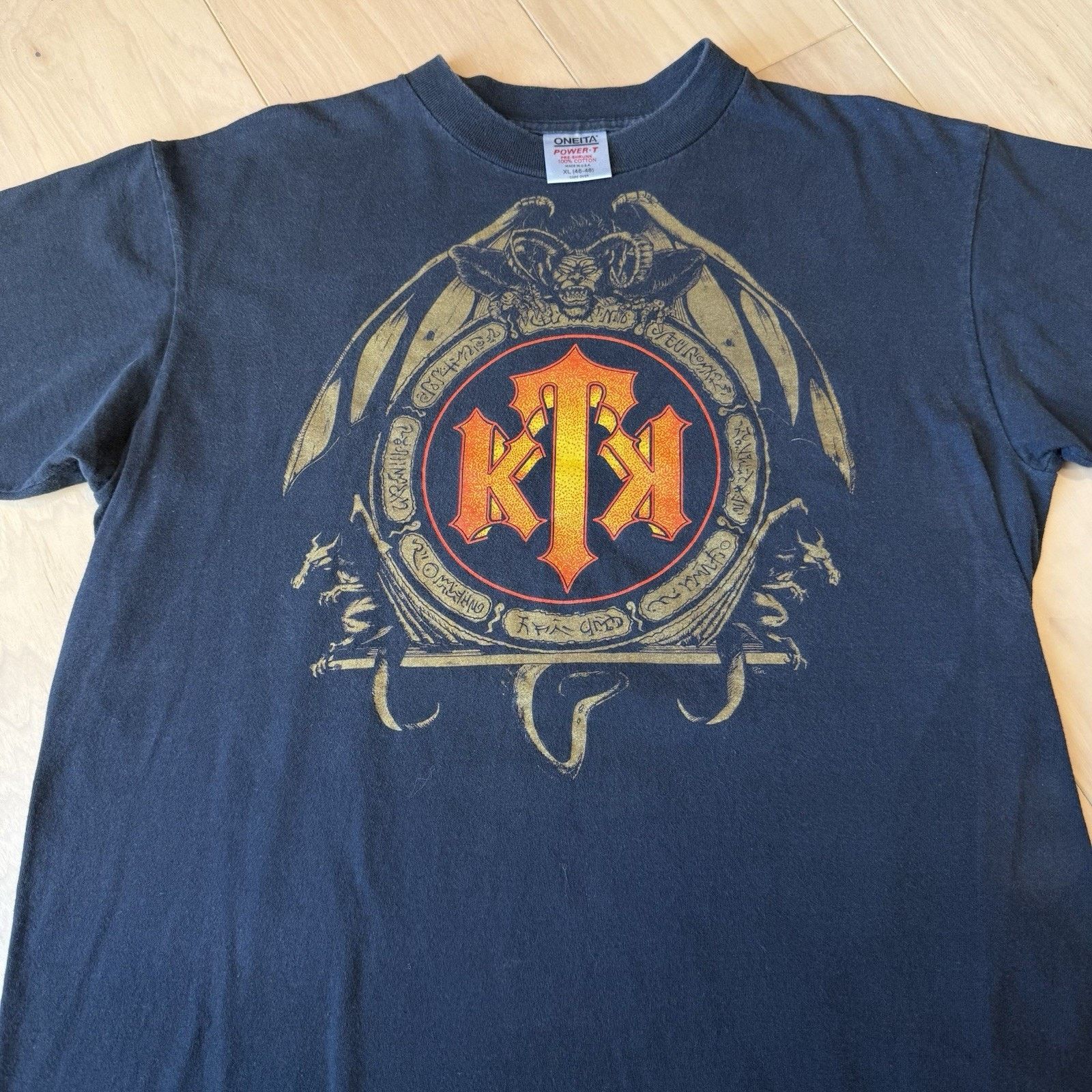Vintage Vintage Thrill Kill Kult Shirt XL Black 90s Rock Music Size US XL / EU 56 / 4 - 3 Thumbnail