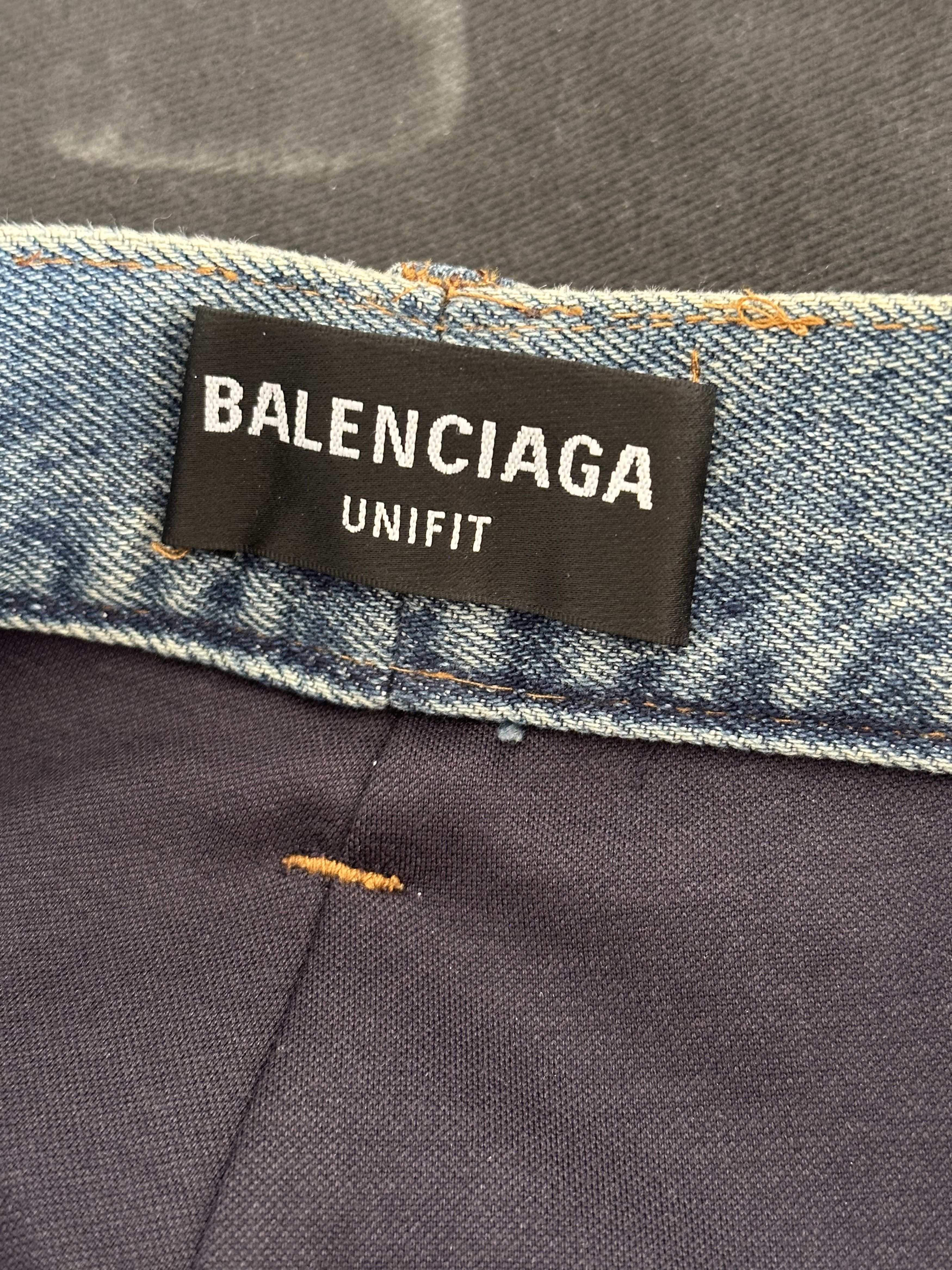 Balenciaga AW21 Layered Distressed Denim Size US 30 / EU 46 - 15 Thumbnail
