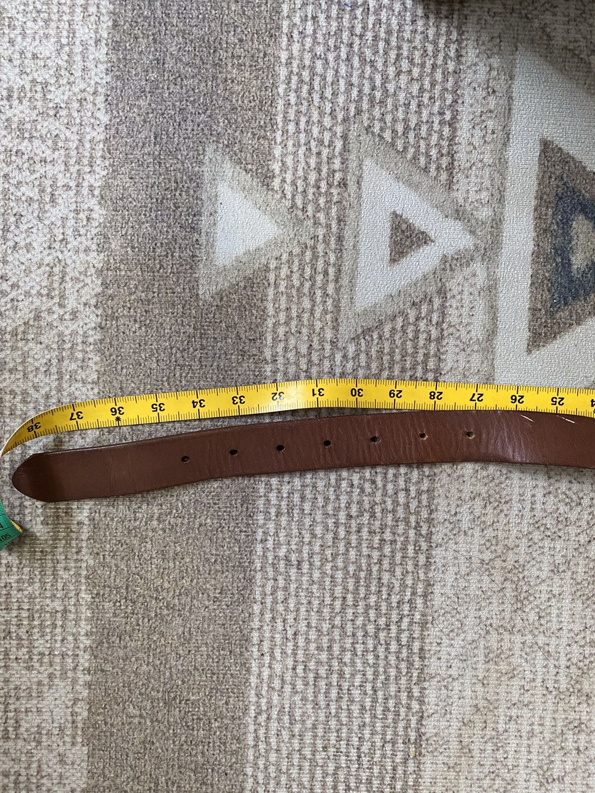 Leather Rodeo Crown Leather Buckle Belt Size ONE SIZE - 11 Thumbnail