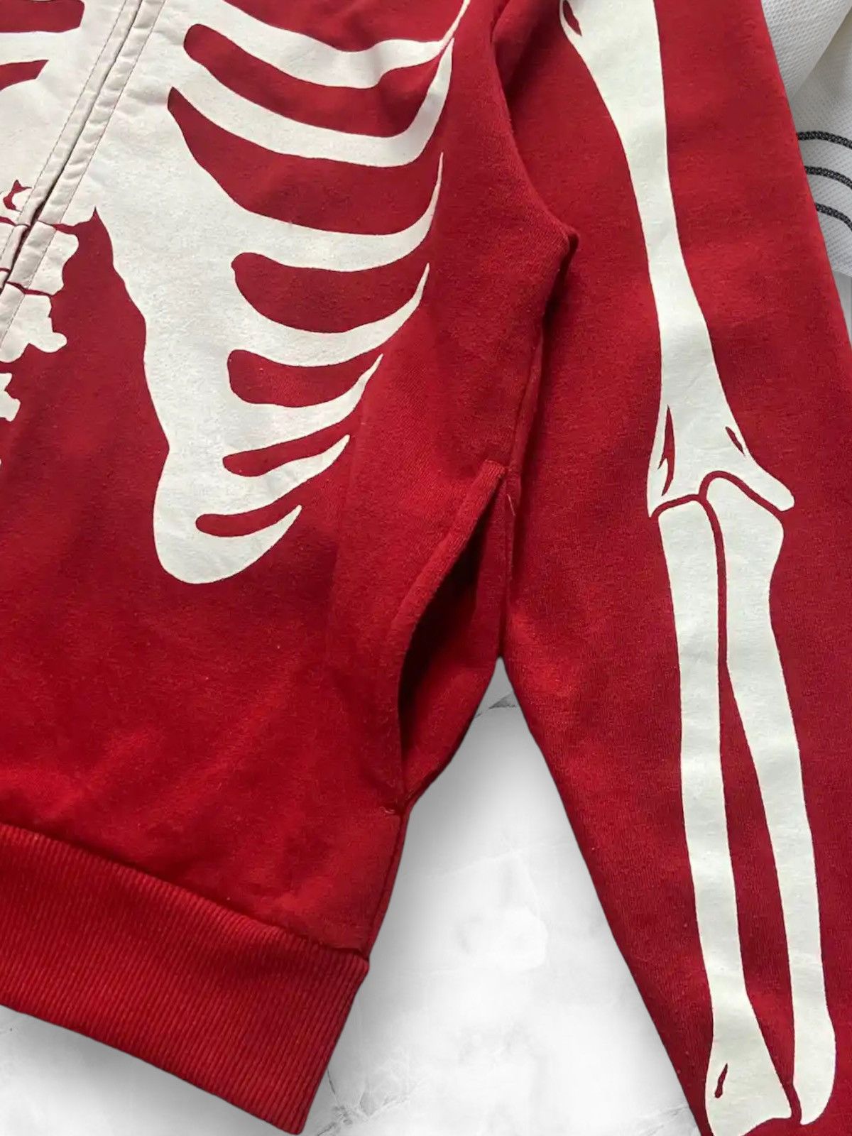 Japanese Brand × Vintage Vintage Clash Ahead Japan Skeletons Full Zip Up Hoodie Size US S / EU 44-46 / 1 - 8 Thumbnail